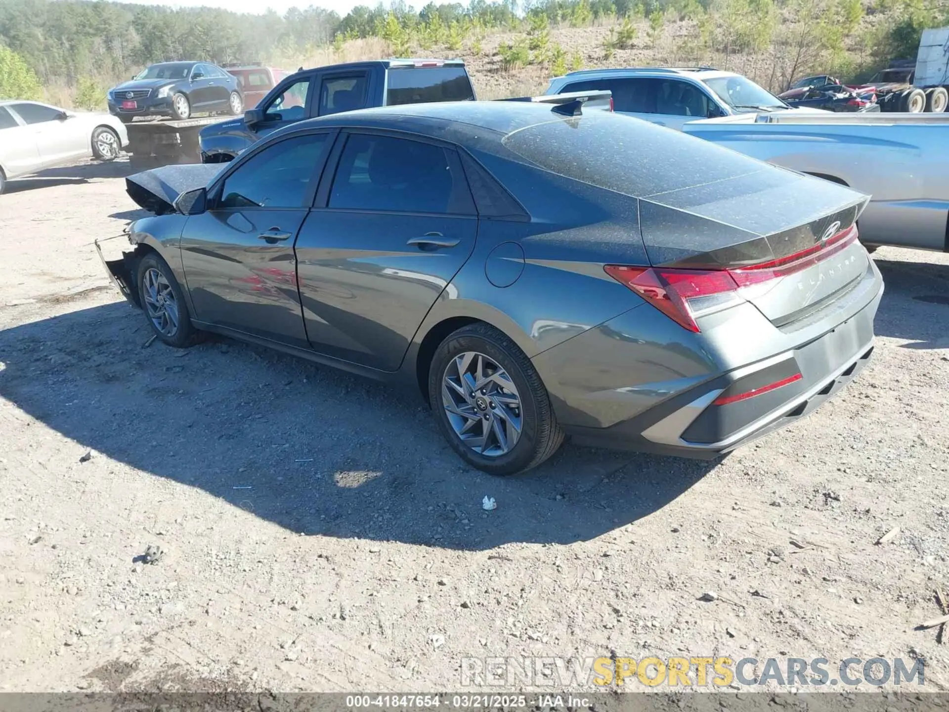 3 Photograph of a damaged car KMHLM4DG4RU707815 HYUNDAI ELANTRA 2024