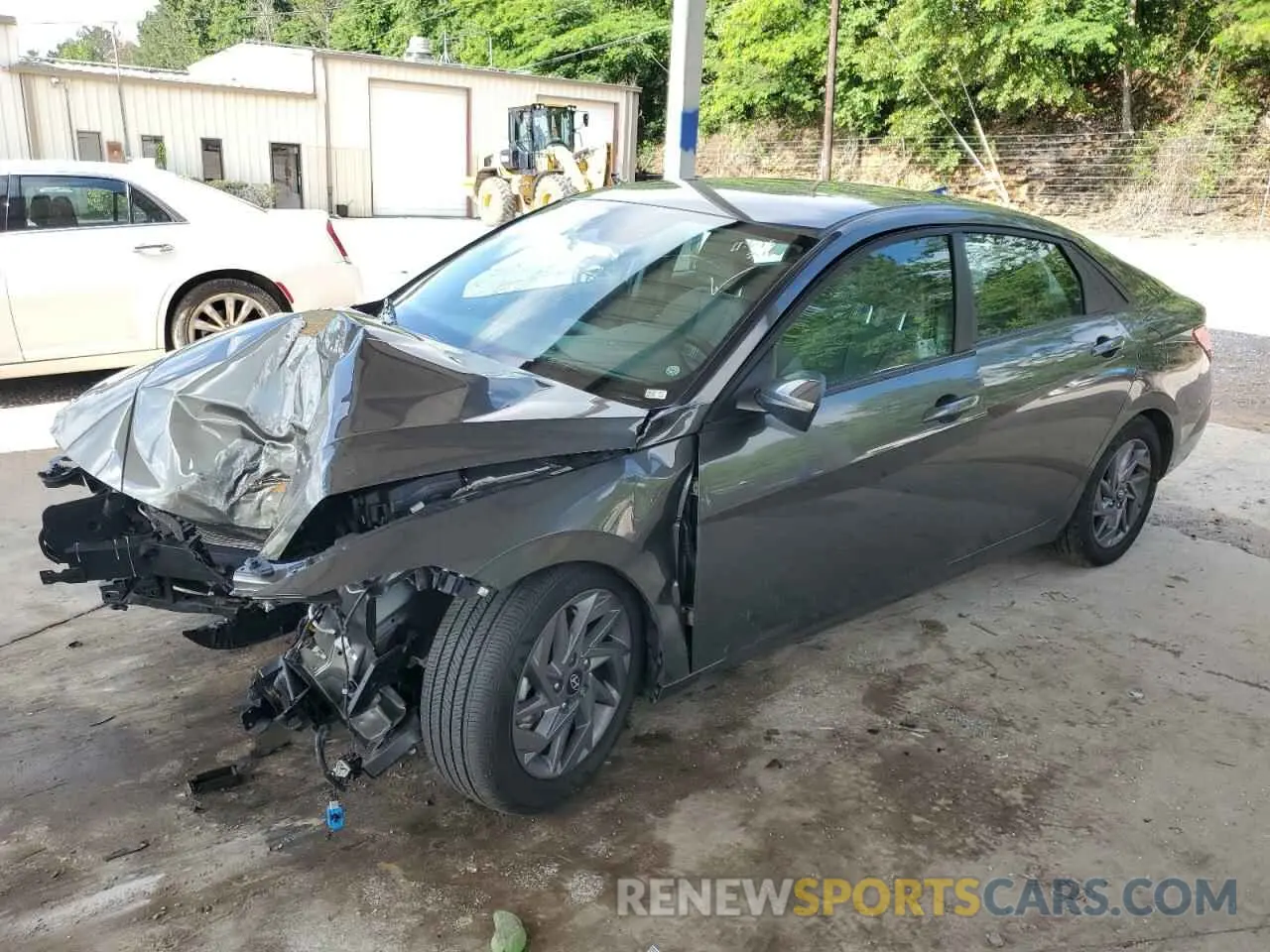 1 Photograph of a damaged car KMHLM4DG4RU734237 HYUNDAI ELANTRA 2024