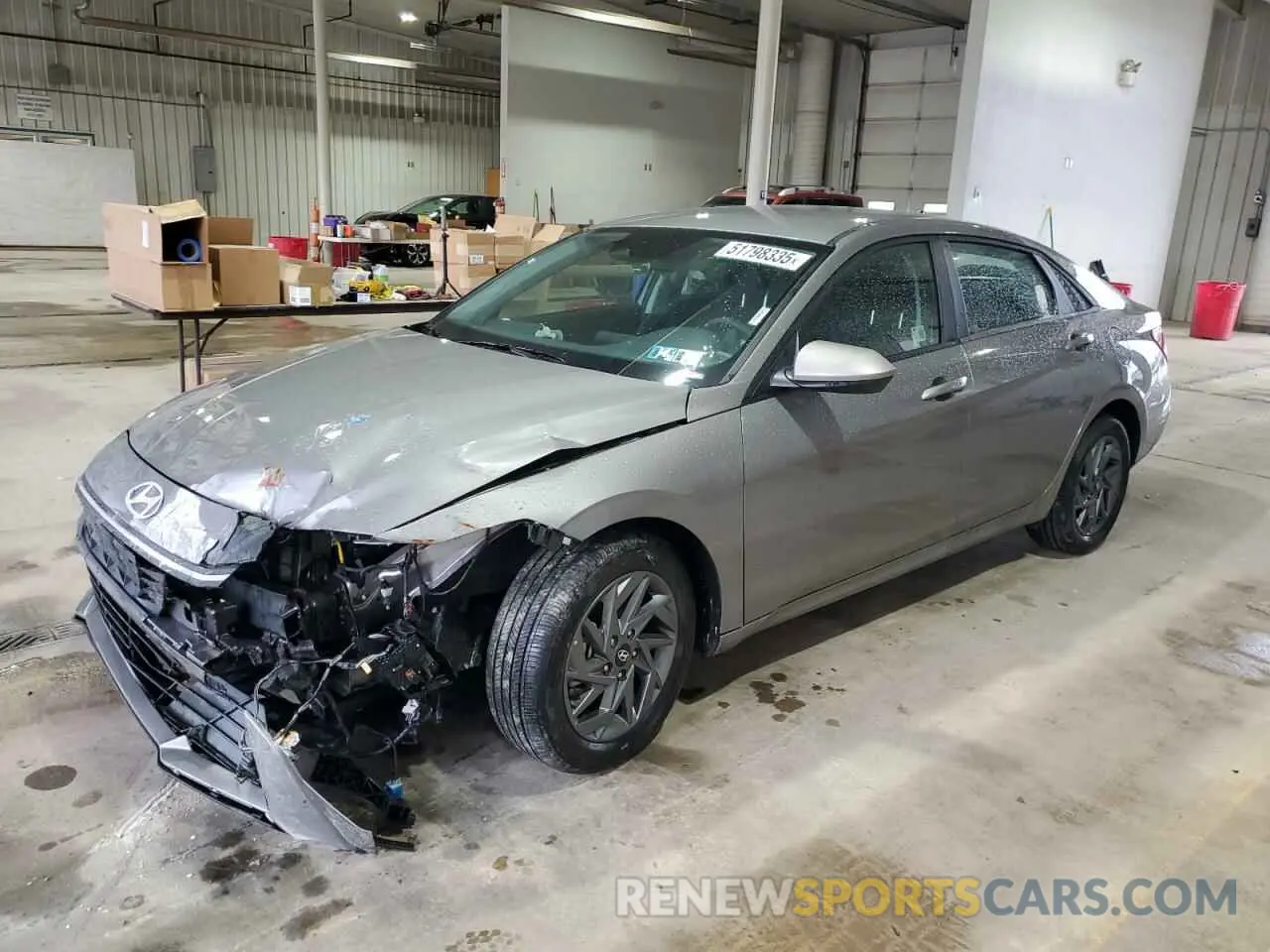 1 Photograph of a damaged car KMHLM4DG4RU755931 HYUNDAI ELANTRA 2024