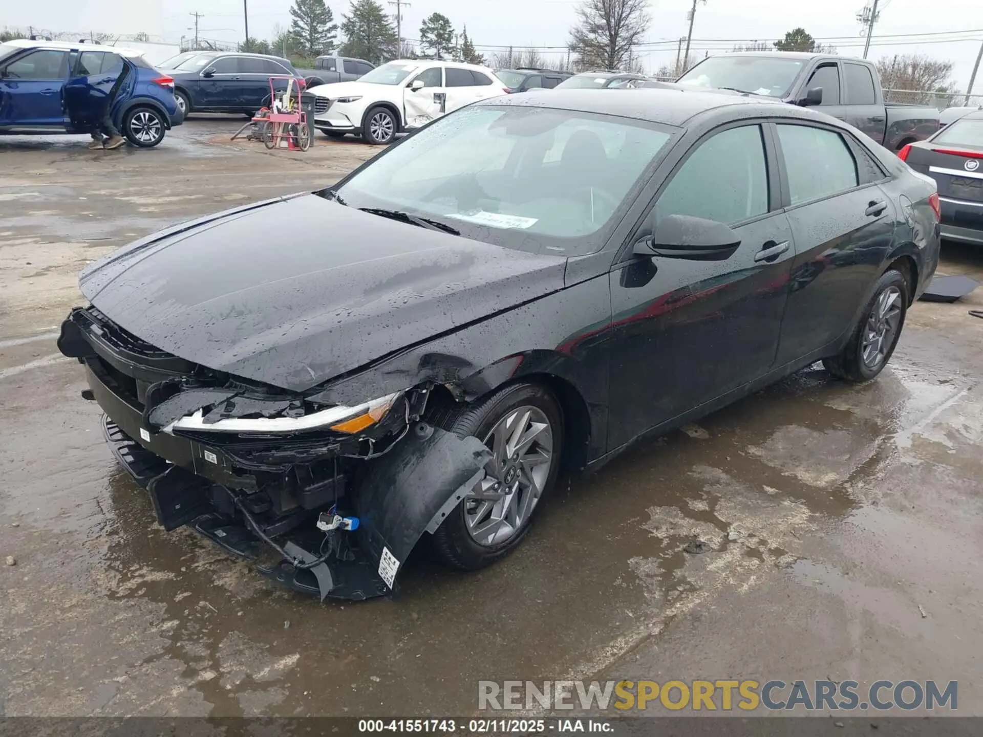 2 Photograph of a damaged car KMHLM4DG4RU756772 HYUNDAI ELANTRA 2024