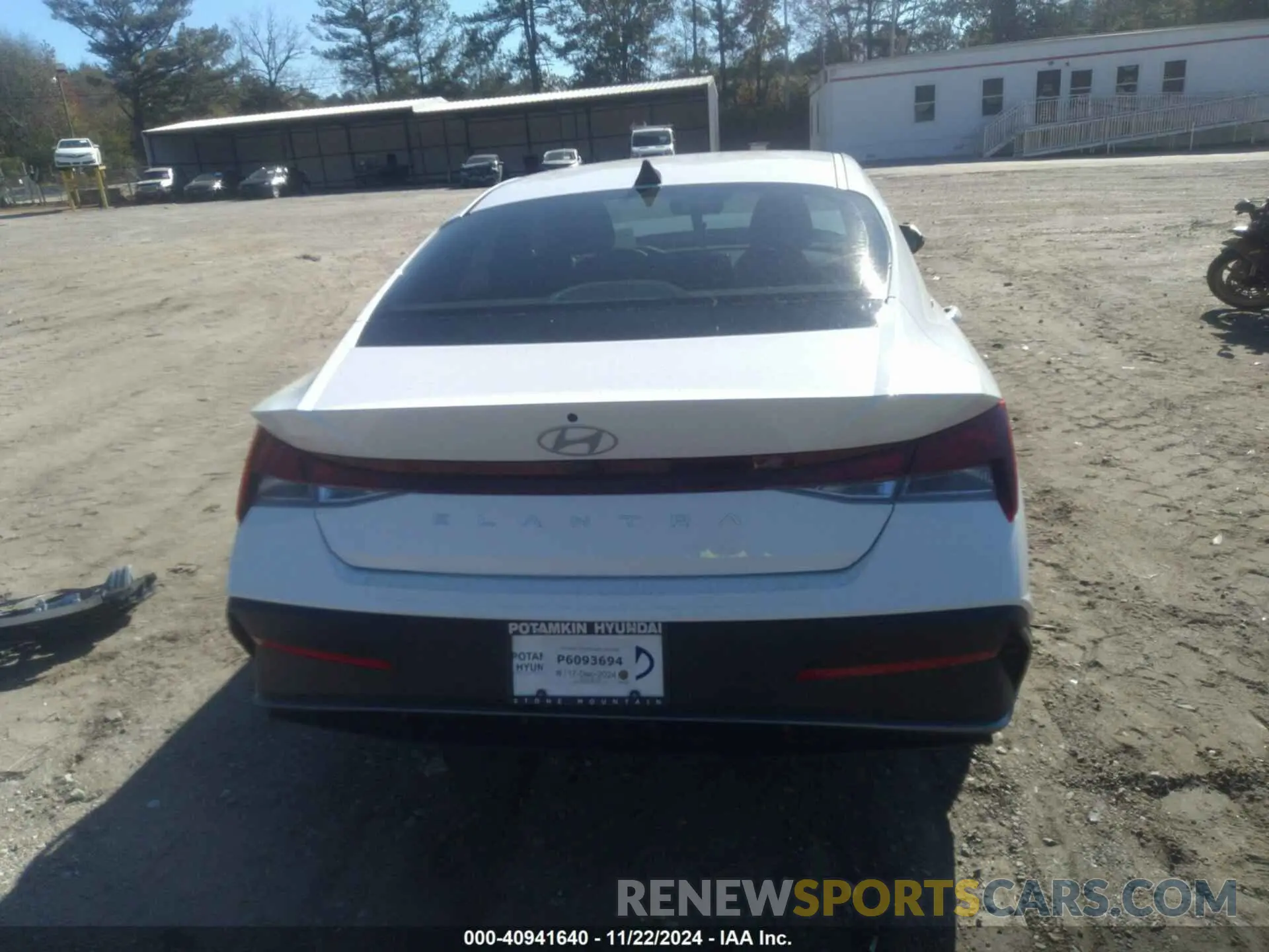 17 Photograph of a damaged car KMHLM4DG4RU764080 HYUNDAI ELANTRA 2024
