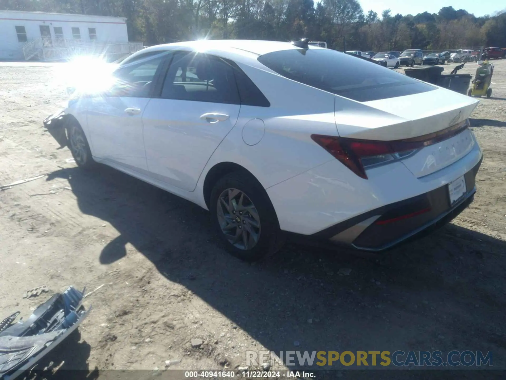 3 Photograph of a damaged car KMHLM4DG4RU764080 HYUNDAI ELANTRA 2024