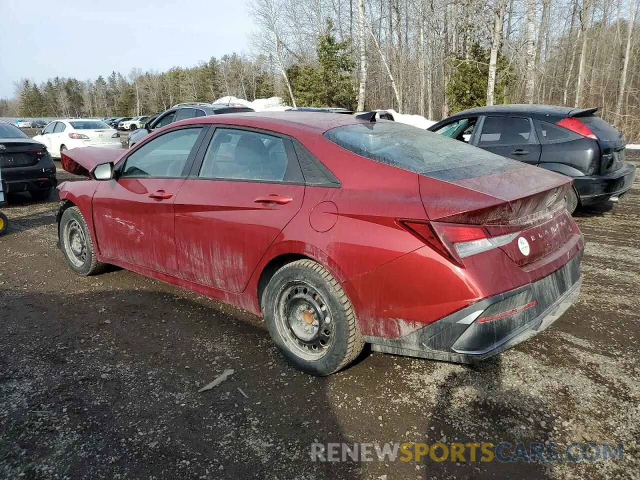 2 Photograph of a damaged car KMHLM4DG4RU777783 HYUNDAI ELANTRA 2024