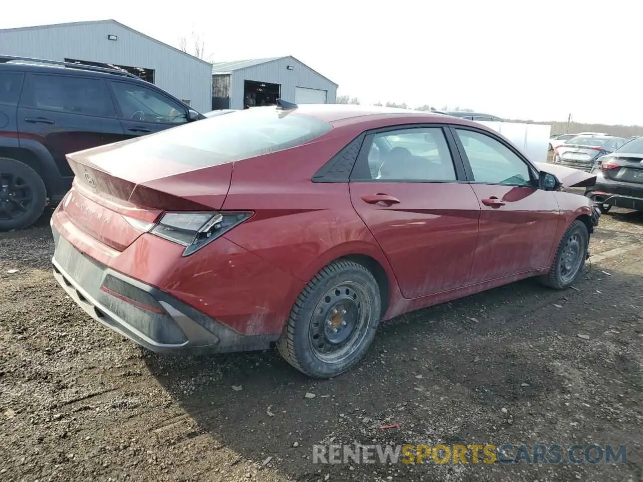 3 Photograph of a damaged car KMHLM4DG4RU777783 HYUNDAI ELANTRA 2024