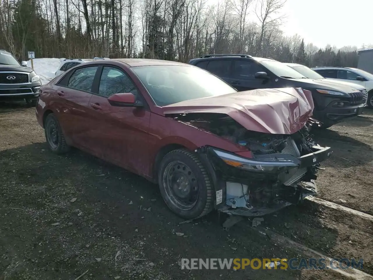 4 Photograph of a damaged car KMHLM4DG4RU777783 HYUNDAI ELANTRA 2024