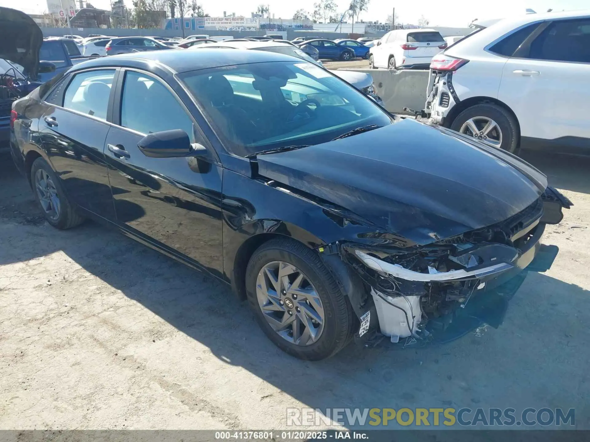 1 Photograph of a damaged car KMHLM4DG4RU778450 HYUNDAI ELANTRA 2024