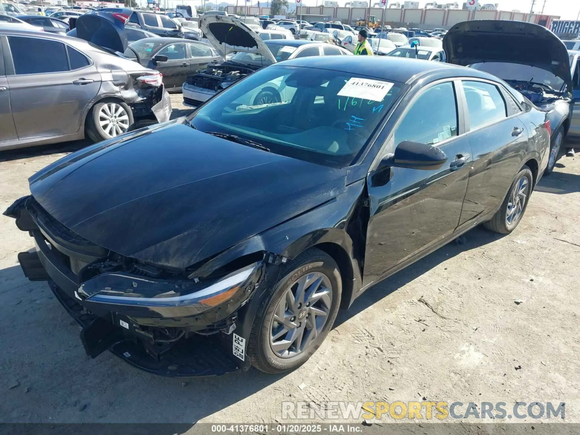 2 Photograph of a damaged car KMHLM4DG4RU778450 HYUNDAI ELANTRA 2024