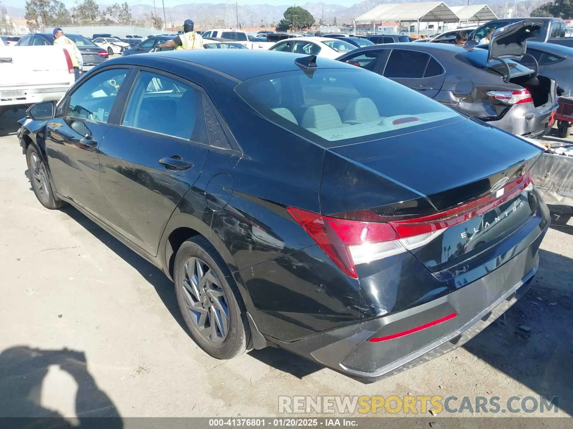 3 Photograph of a damaged car KMHLM4DG4RU778450 HYUNDAI ELANTRA 2024