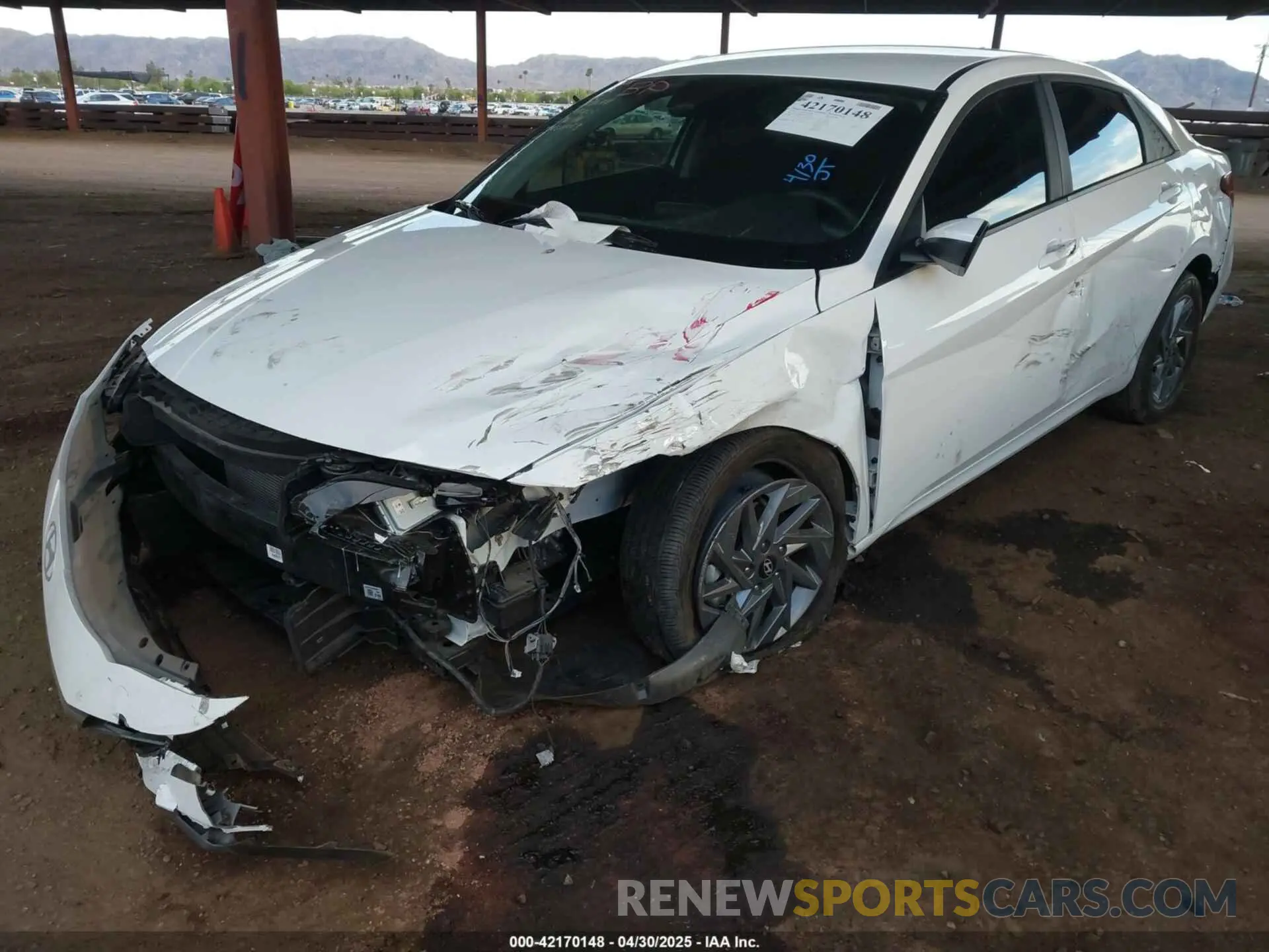 2 Photograph of a damaged car KMHLM4DG4RU779100 HYUNDAI ELANTRA 2024