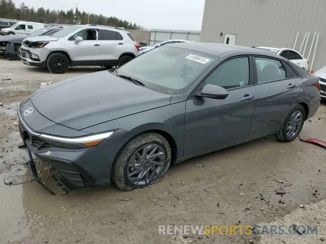 1 Photograph of a damaged car KMHLM4DG4RU786807 HYUNDAI ELANTRA 2024