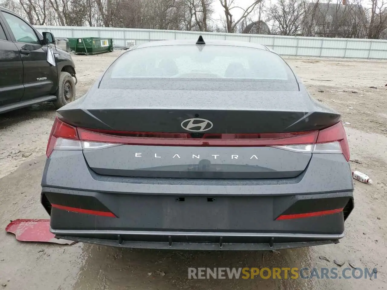 6 Photograph of a damaged car KMHLM4DG4RU786807 HYUNDAI ELANTRA 2024