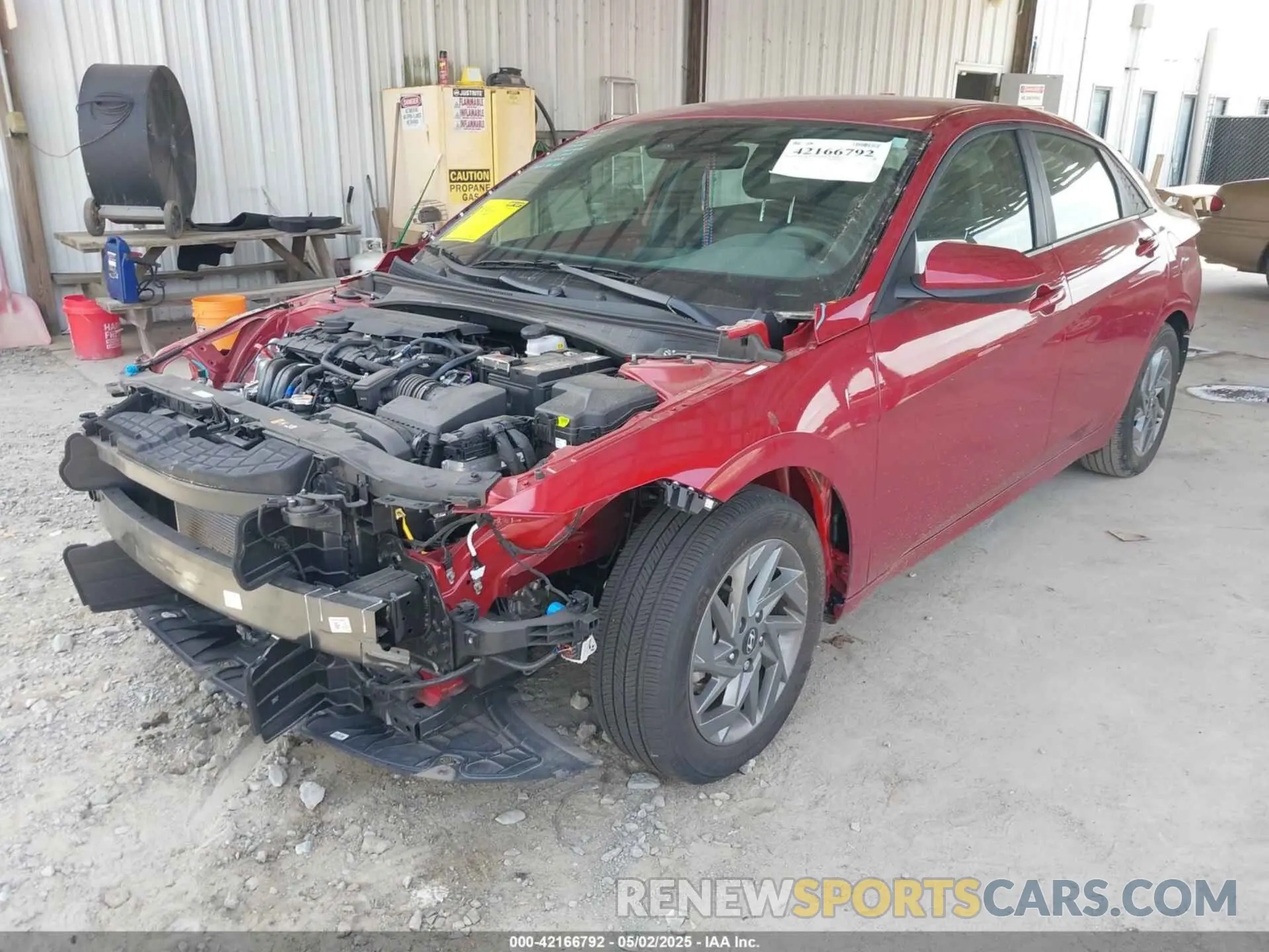 2 Photograph of a damaged car KMHLM4DG4RU798584 HYUNDAI ELANTRA 2024