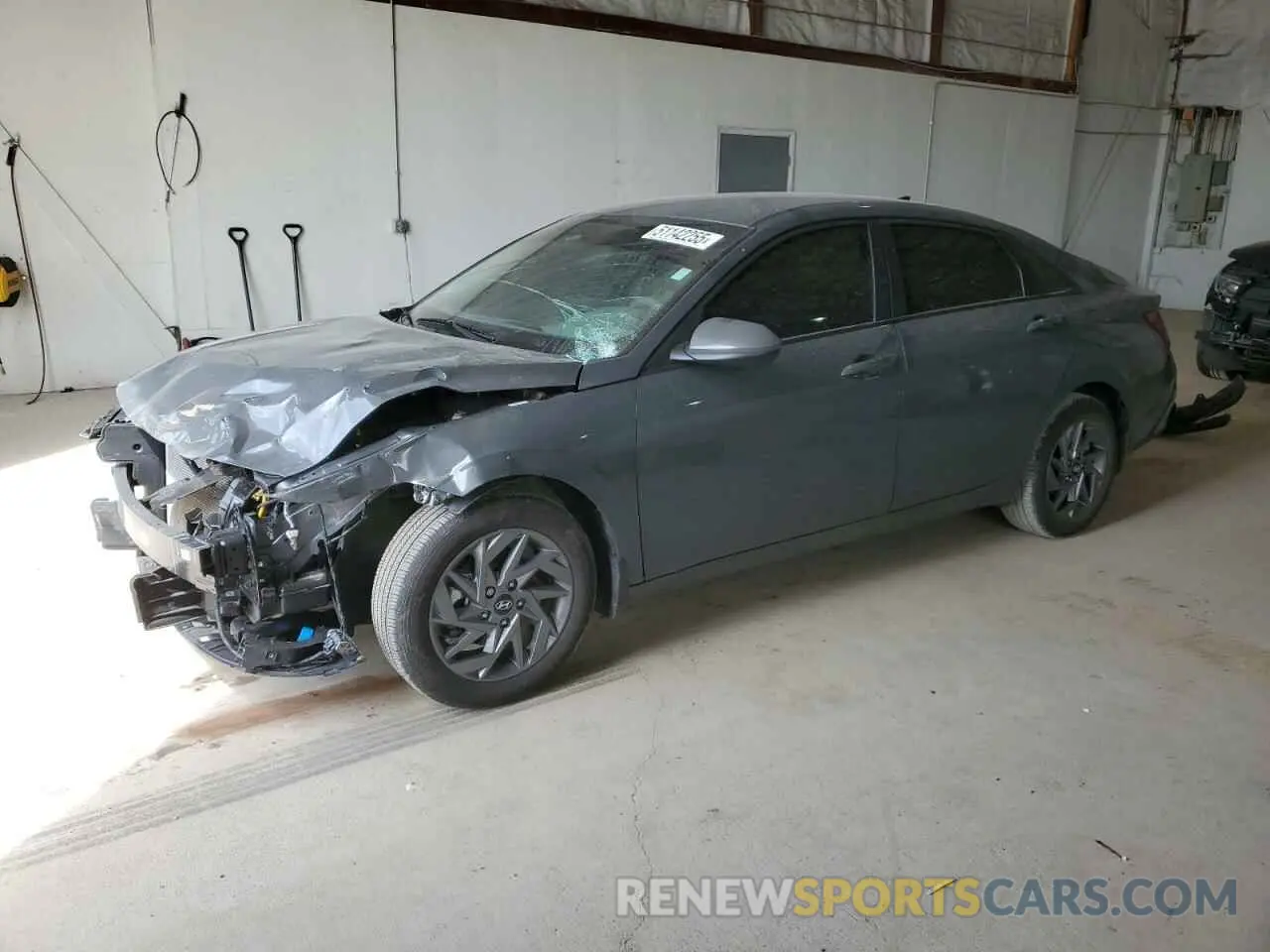 1 Photograph of a damaged car KMHLM4DG4RU818817 HYUNDAI ELANTRA 2024