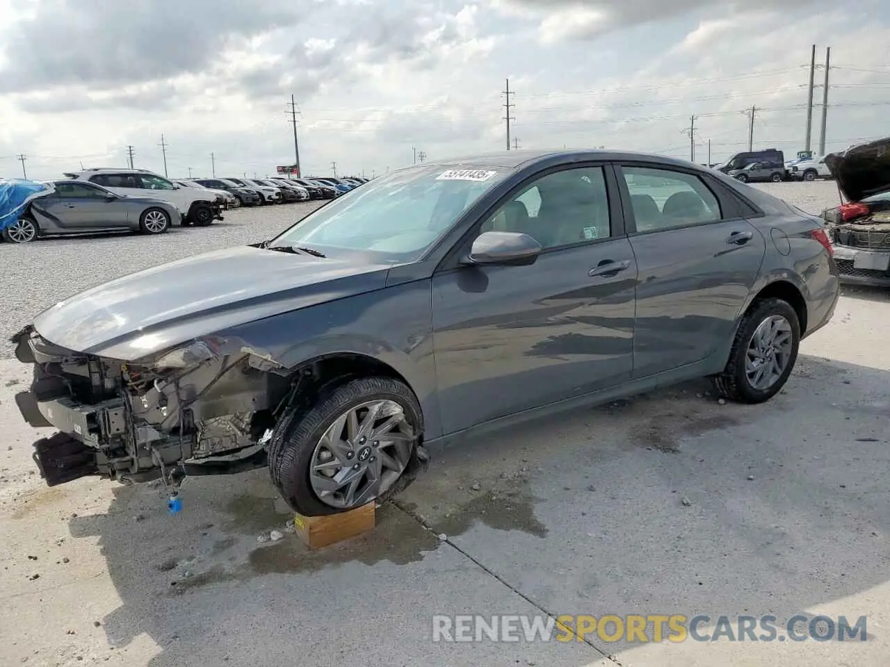 1 Photograph of a damaged car KMHLM4DG4RU828828 HYUNDAI ELANTRA 2024