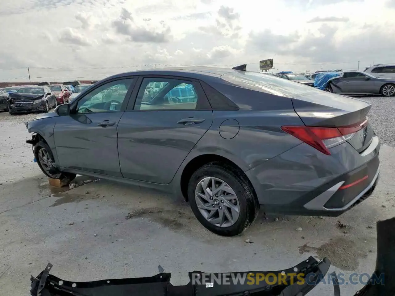 2 Photograph of a damaged car KMHLM4DG4RU828828 HYUNDAI ELANTRA 2024