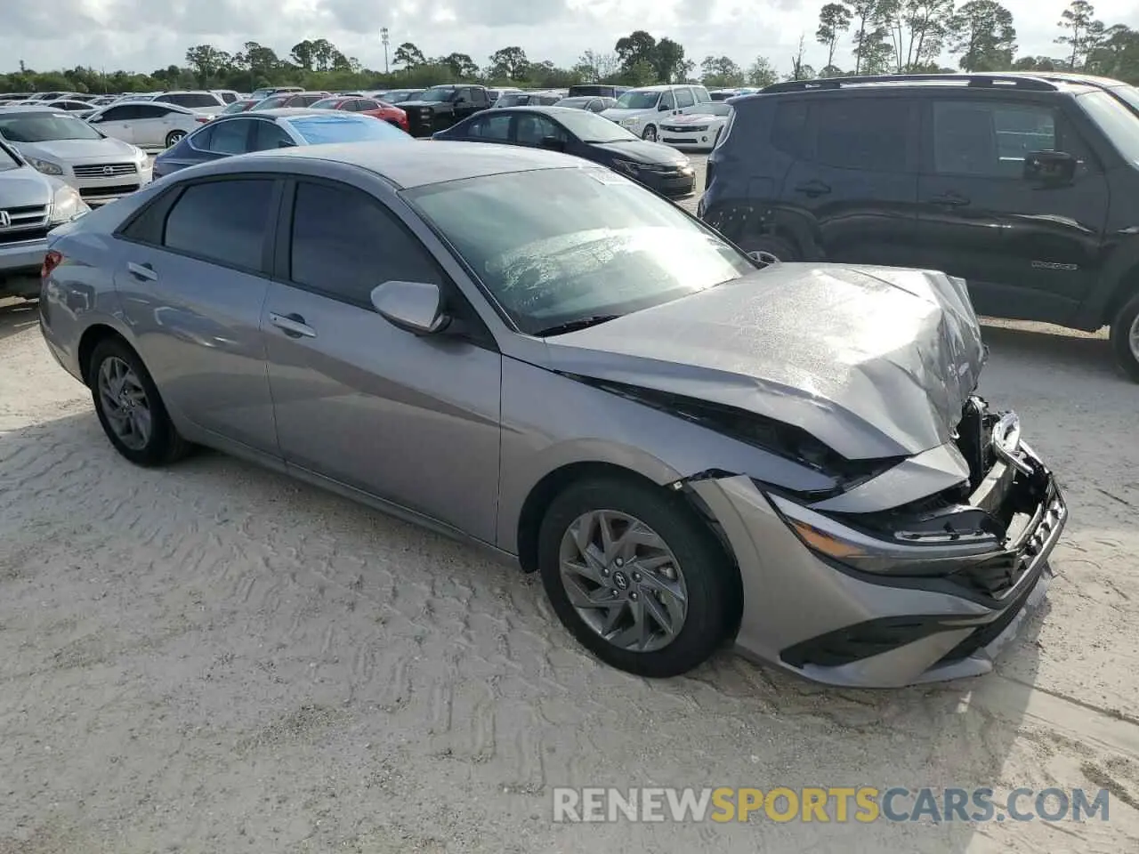 4 Photograph of a damaged car KMHLM4DG4RU835410 HYUNDAI ELANTRA 2024