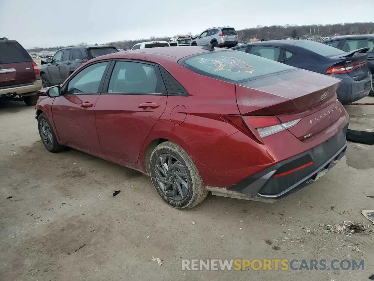 2 Photograph of a damaged car KMHLM4DG4RU846844 HYUNDAI ELANTRA 2024