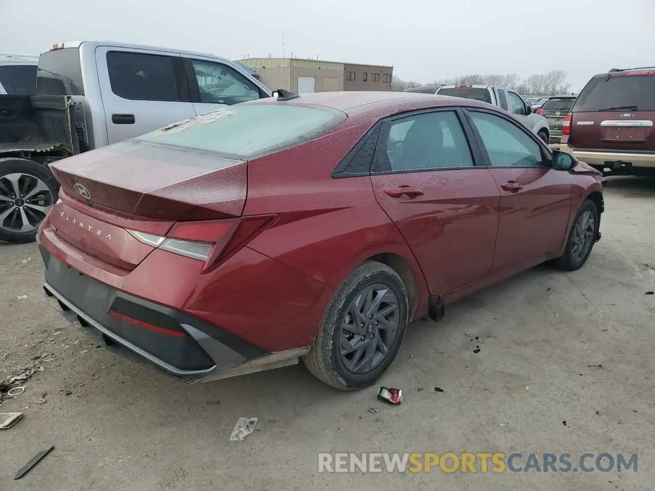 3 Photograph of a damaged car KMHLM4DG4RU846844 HYUNDAI ELANTRA 2024