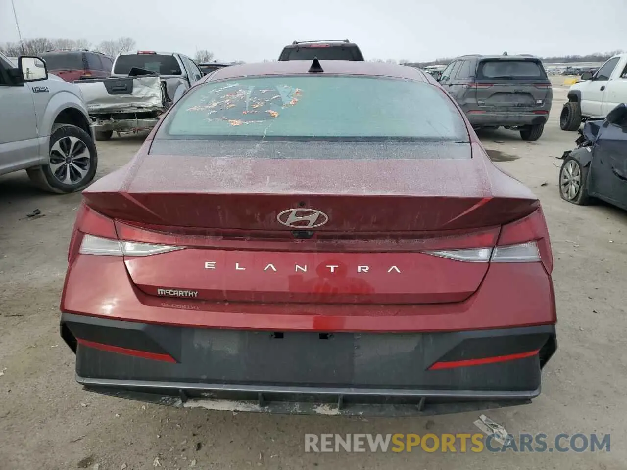 6 Photograph of a damaged car KMHLM4DG4RU846844 HYUNDAI ELANTRA 2024