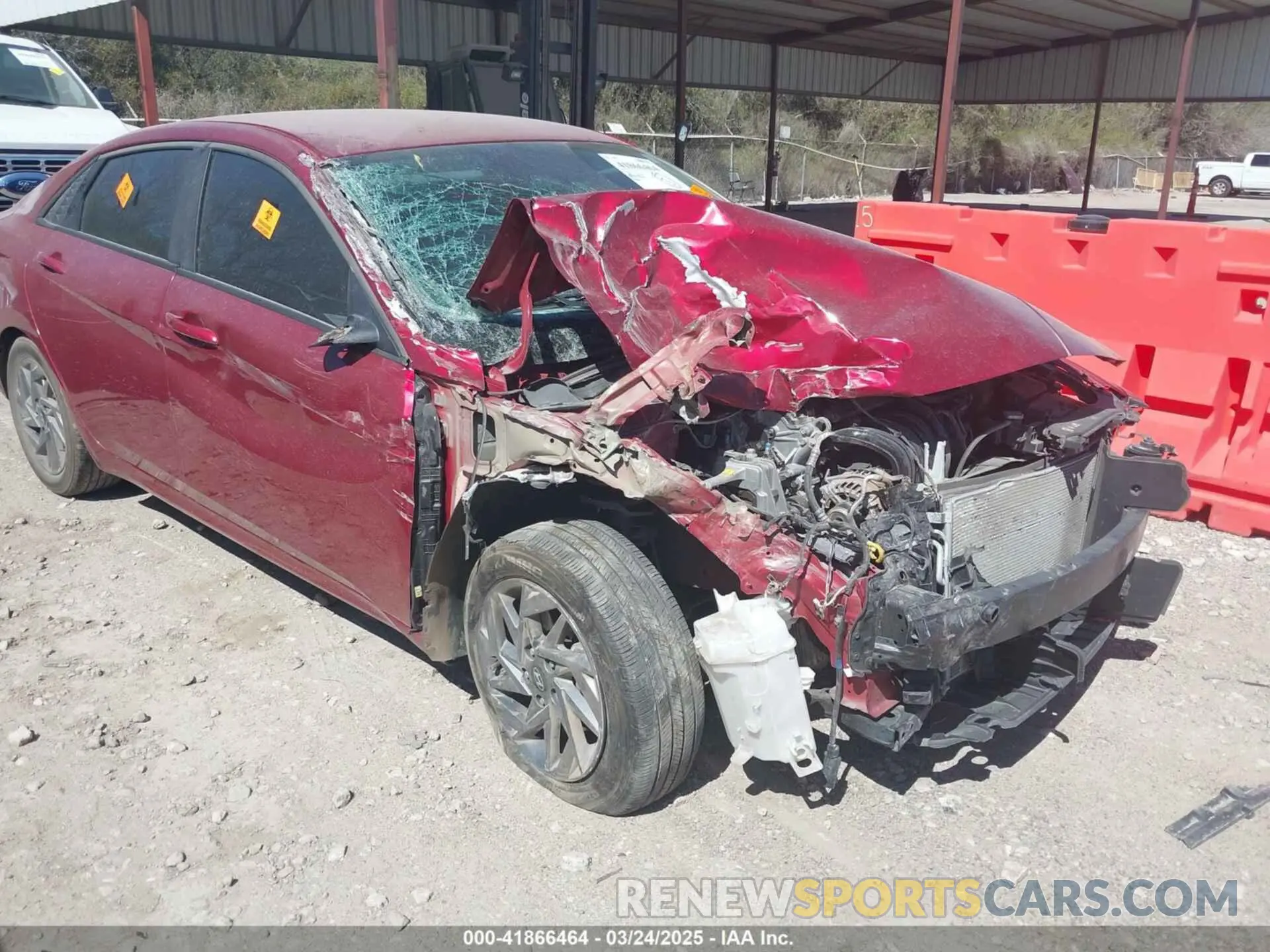 1 Photograph of a damaged car KMHLM4DG5RU638309 HYUNDAI ELANTRA 2024