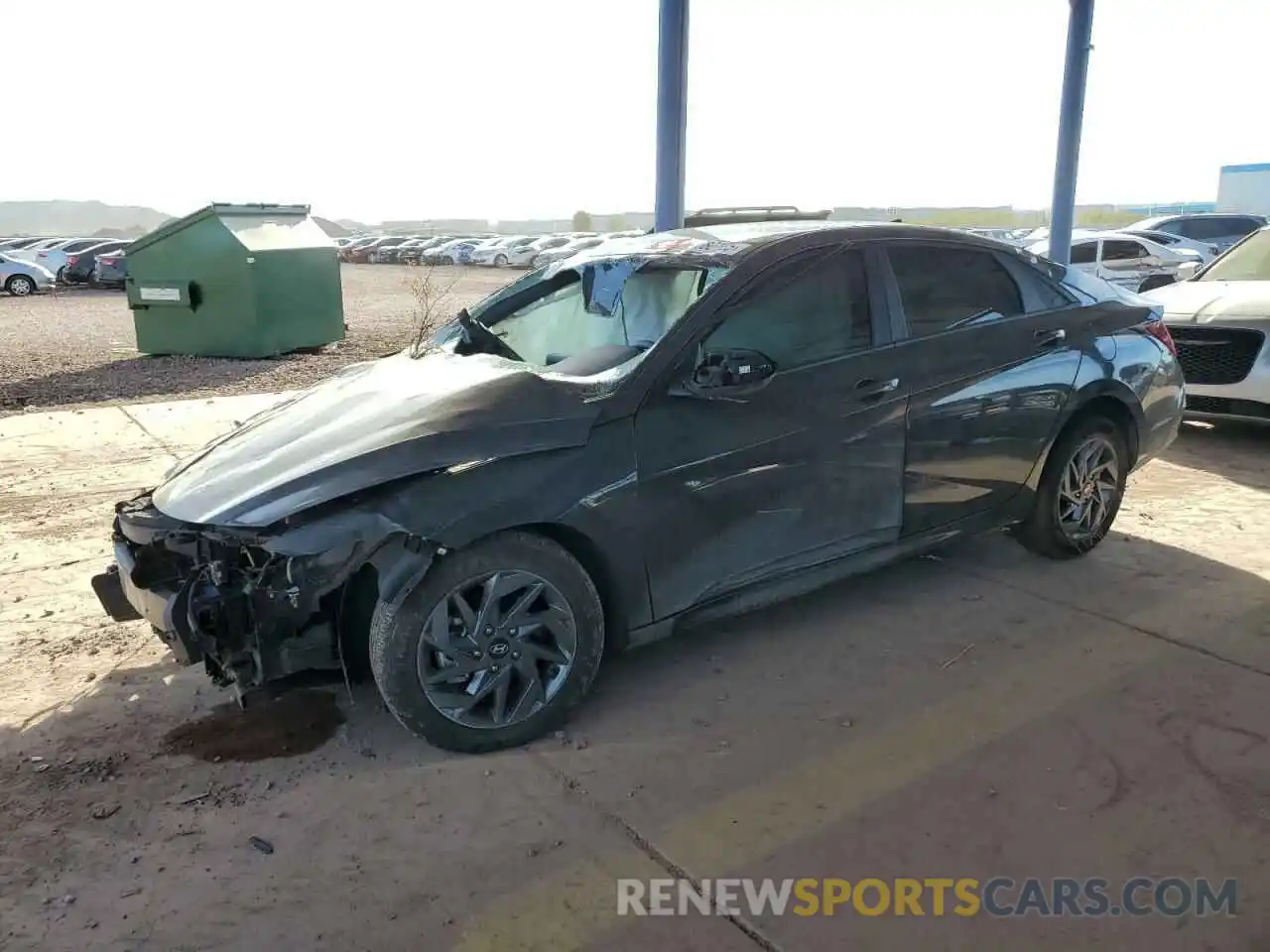 1 Photograph of a damaged car KMHLM4DG5RU675120 HYUNDAI ELANTRA 2024