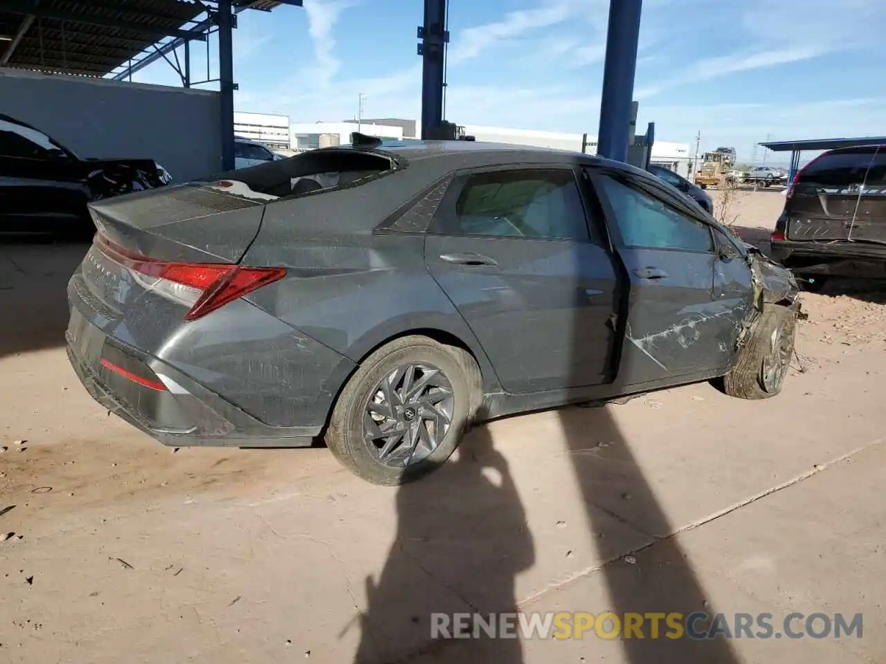 3 Photograph of a damaged car KMHLM4DG5RU675120 HYUNDAI ELANTRA 2024