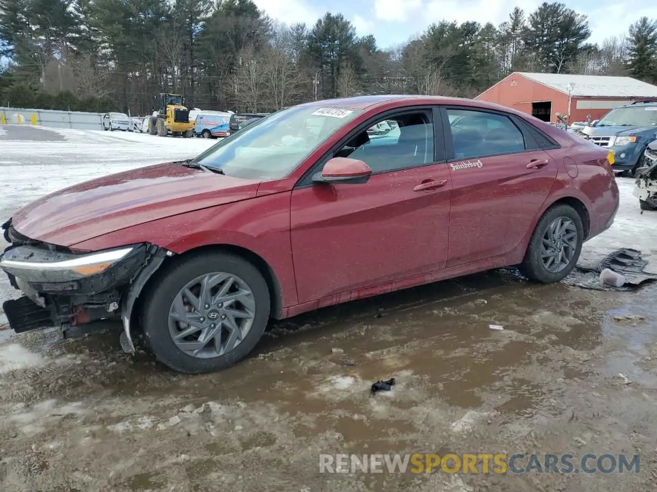 1 Photograph of a damaged car KMHLM4DG5RU688384 HYUNDAI ELANTRA 2024