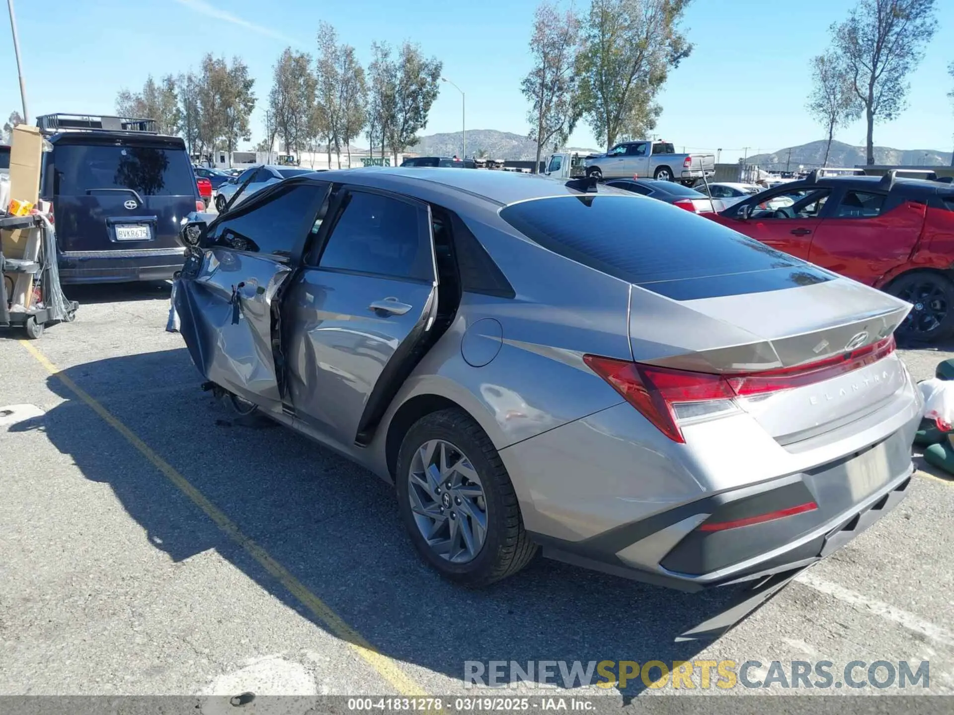 3 Photograph of a damaged car KMHLM4DG5RU697120 HYUNDAI ELANTRA 2024