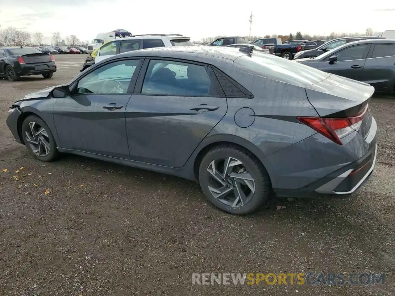 2 Photograph of a damaged car KMHLM4DG5RU702381 HYUNDAI ELANTRA 2024