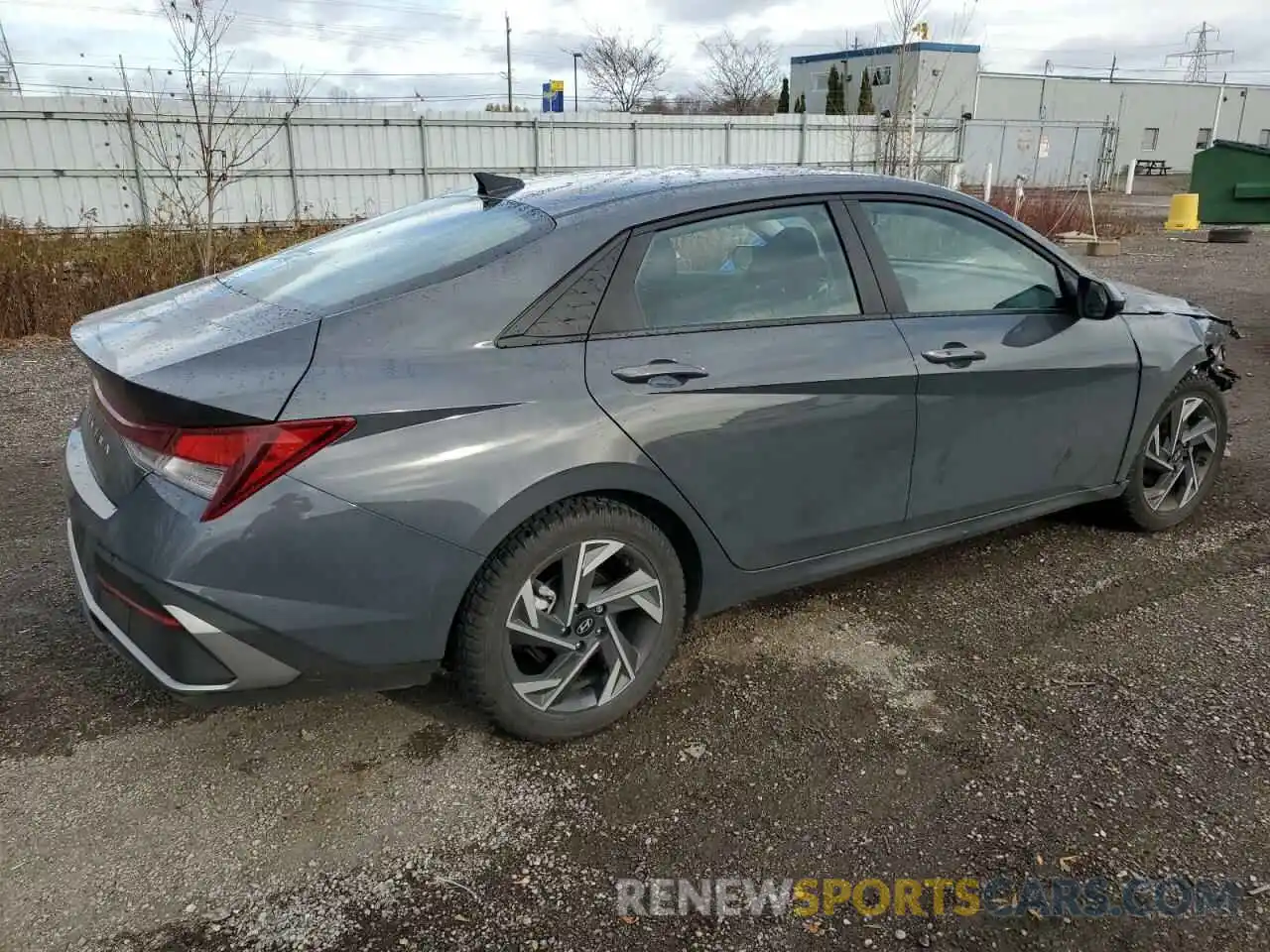 3 Photograph of a damaged car KMHLM4DG5RU702381 HYUNDAI ELANTRA 2024