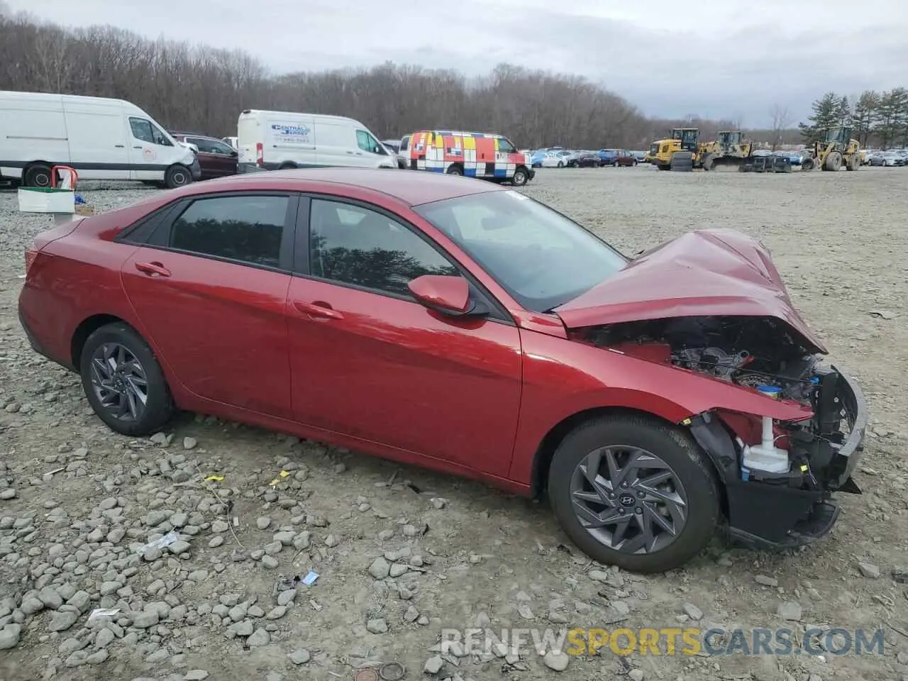 4 Photograph of a damaged car KMHLM4DG5RU729855 HYUNDAI ELANTRA 2024