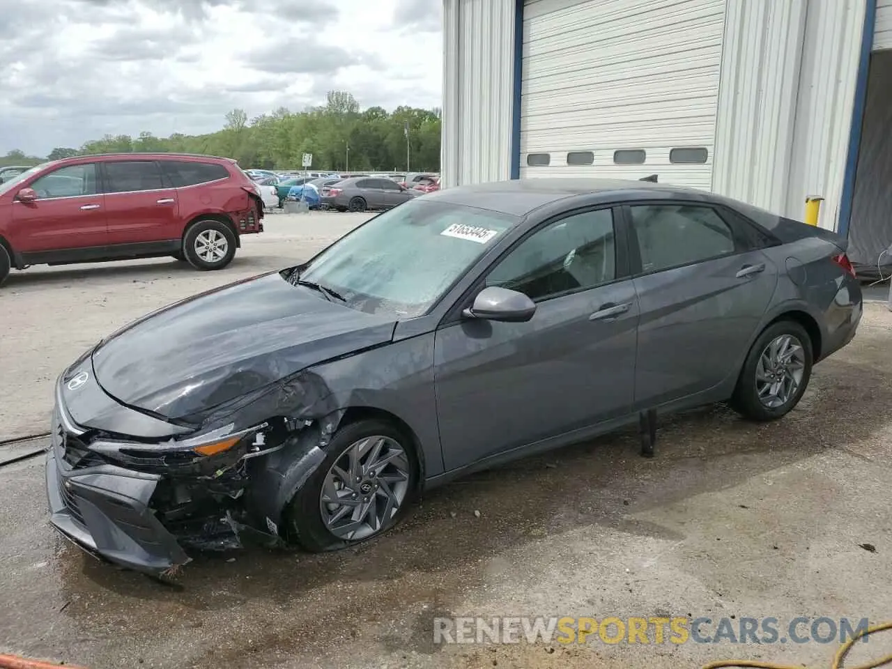 1 Photograph of a damaged car KMHLM4DG5RU730777 HYUNDAI ELANTRA 2024