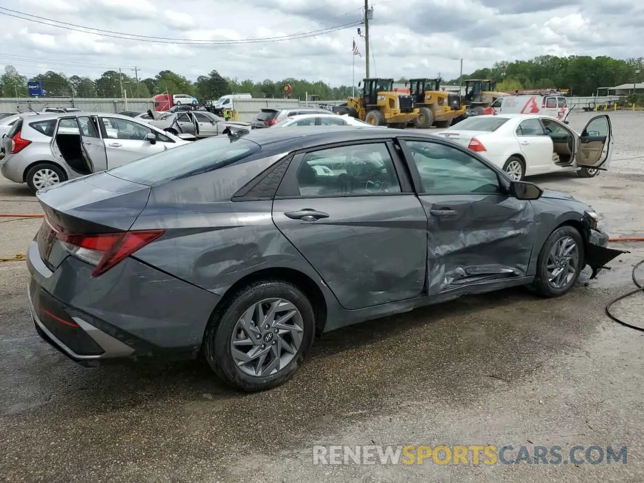 3 Photograph of a damaged car KMHLM4DG5RU730777 HYUNDAI ELANTRA 2024