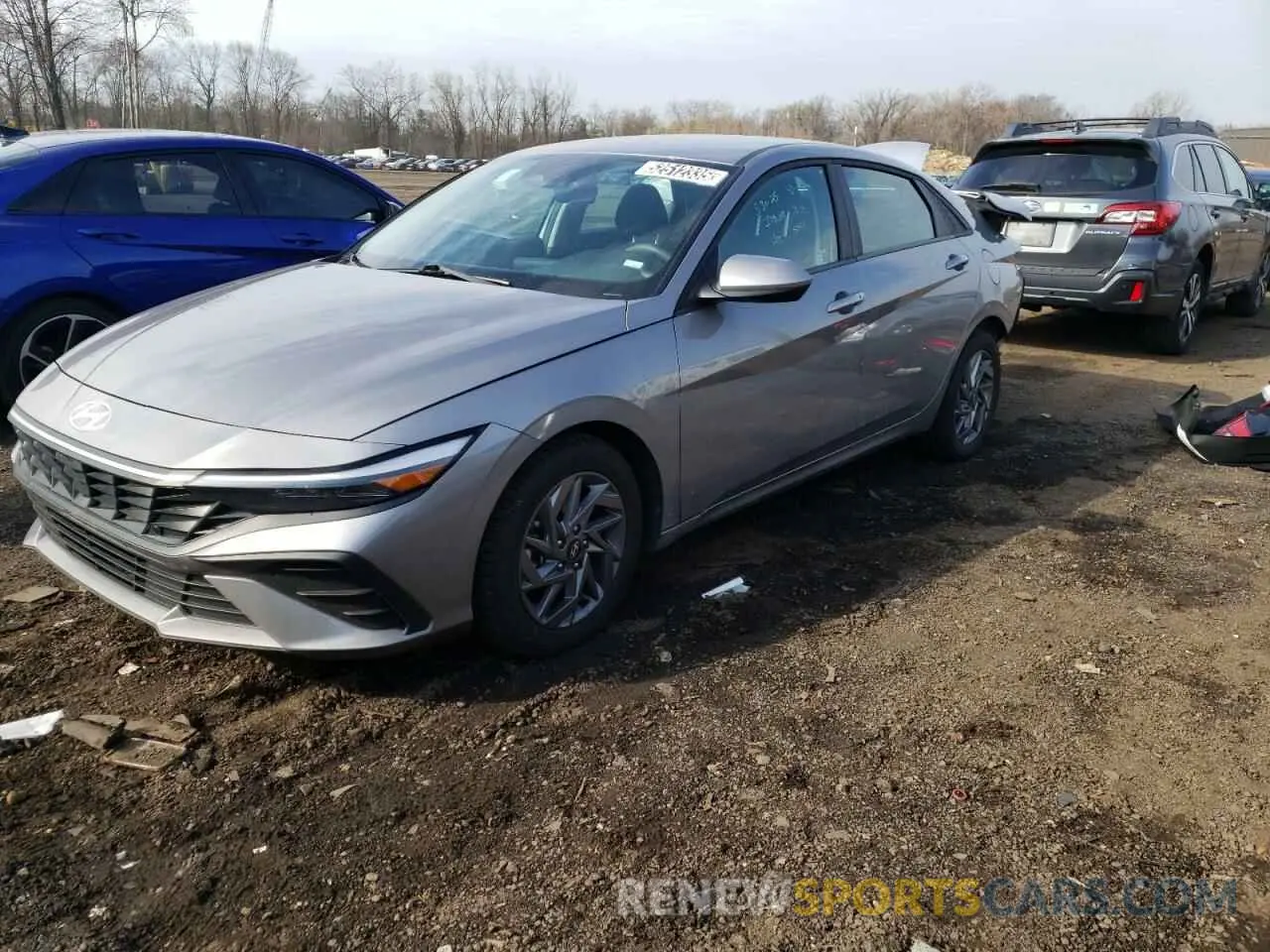 1 Photograph of a damaged car KMHLM4DG5RU755422 HYUNDAI ELANTRA 2024