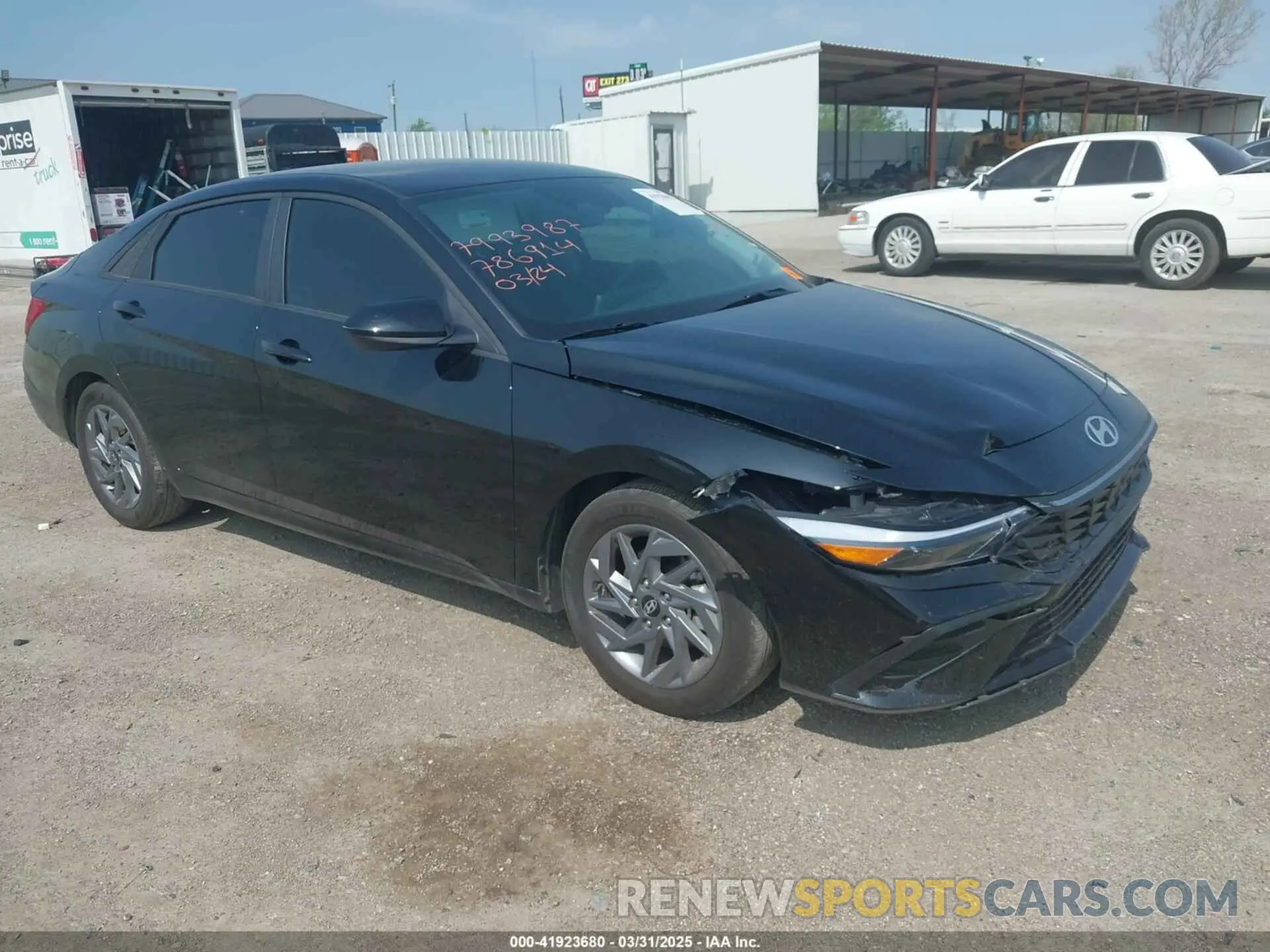 1 Photograph of a damaged car KMHLM4DG5RU786914 HYUNDAI ELANTRA 2024