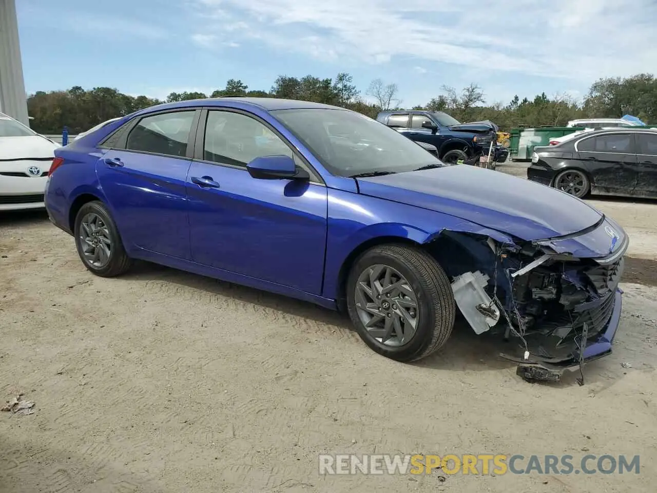 4 Photograph of a damaged car KMHLM4DG5RU797959 HYUNDAI ELANTRA 2024