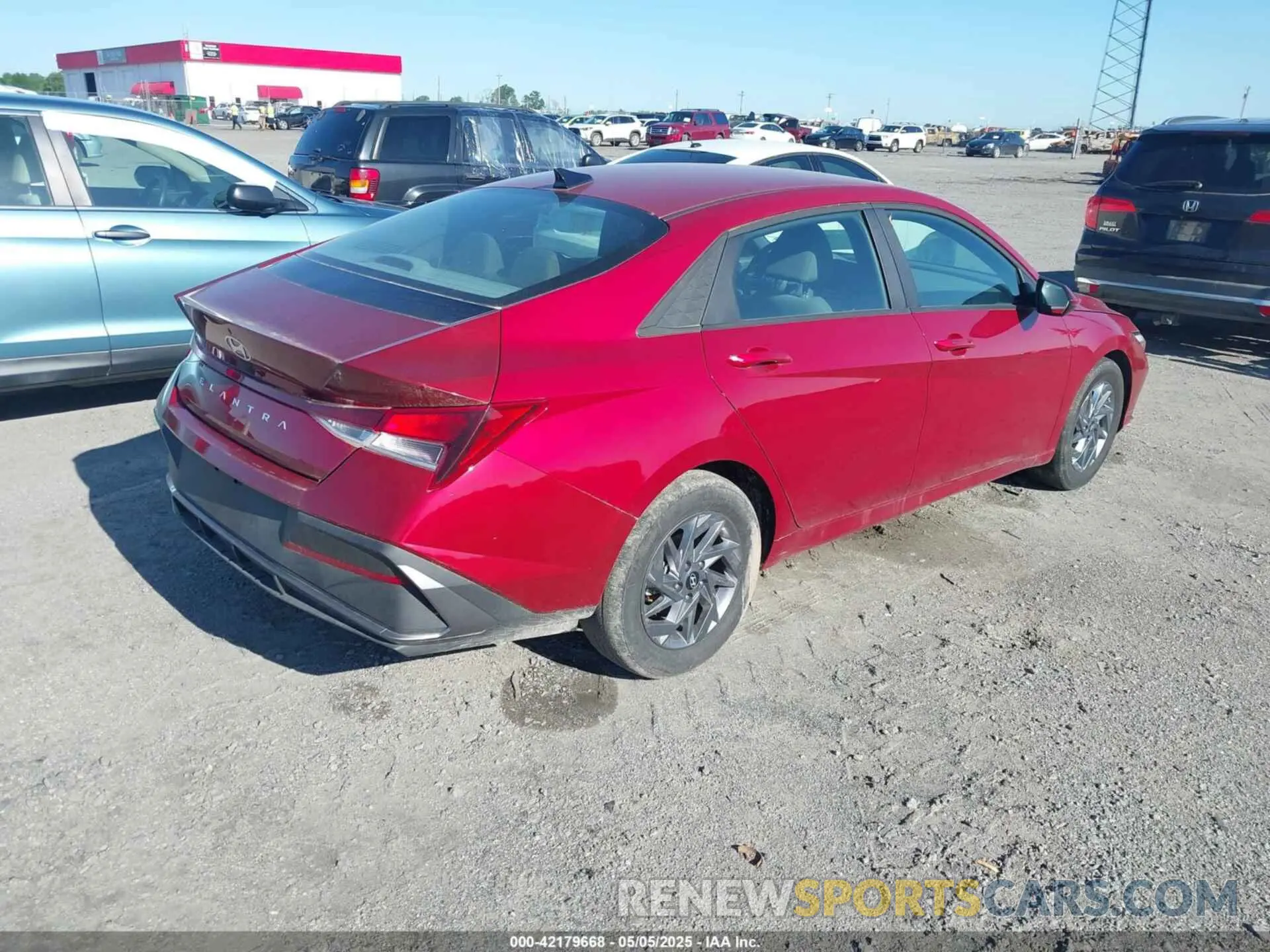 4 Photograph of a damaged car KMHLM4DG5RU817255 HYUNDAI ELANTRA 2024