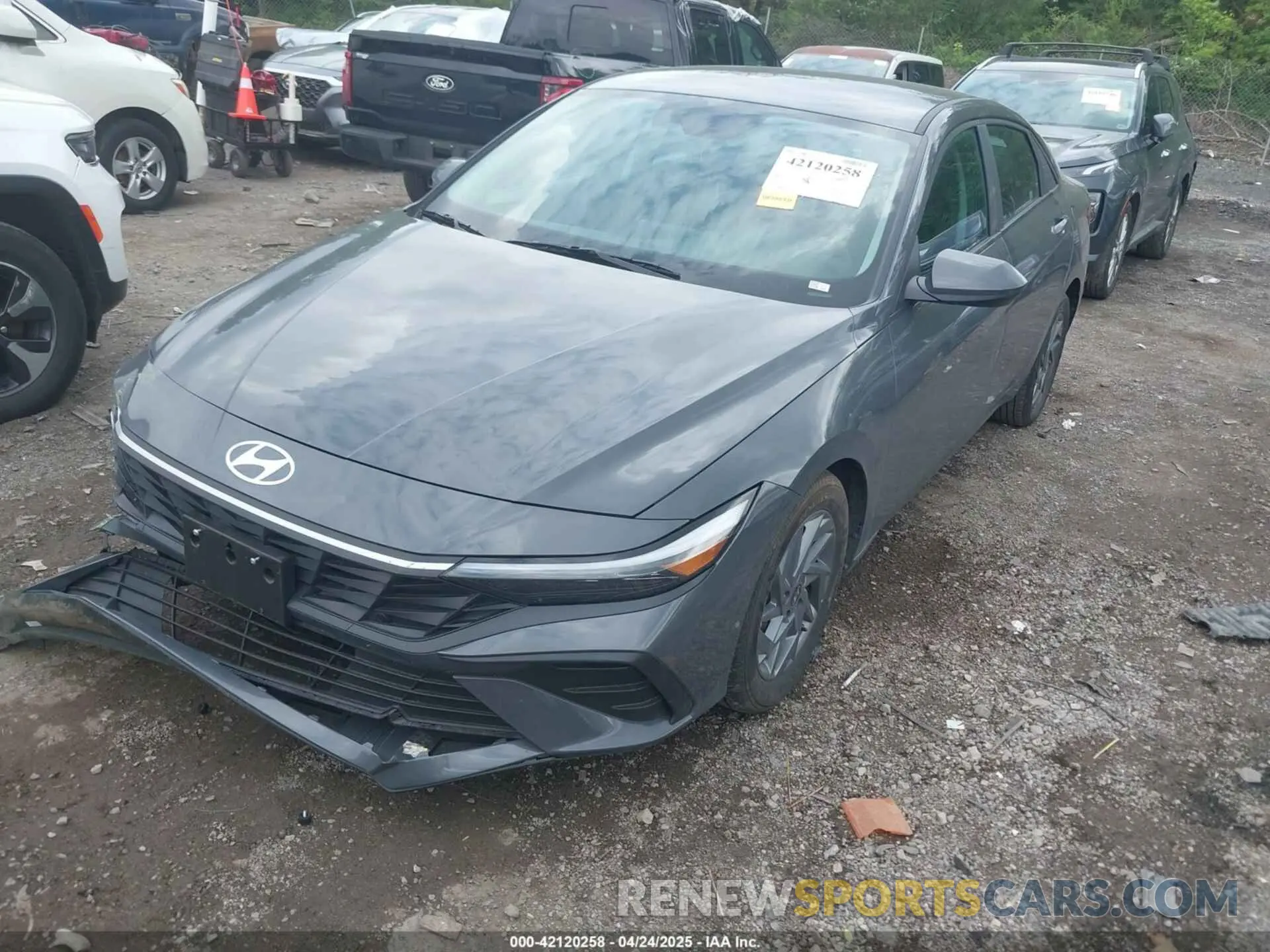 2 Photograph of a damaged car KMHLM4DG5RU843919 HYUNDAI ELANTRA 2024