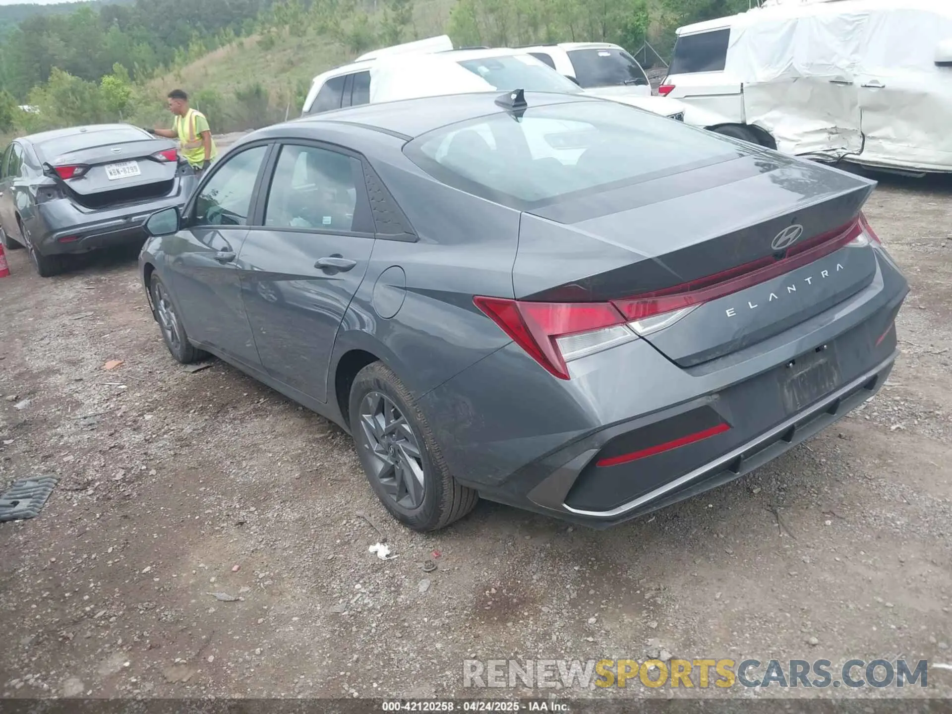 3 Photograph of a damaged car KMHLM4DG5RU843919 HYUNDAI ELANTRA 2024