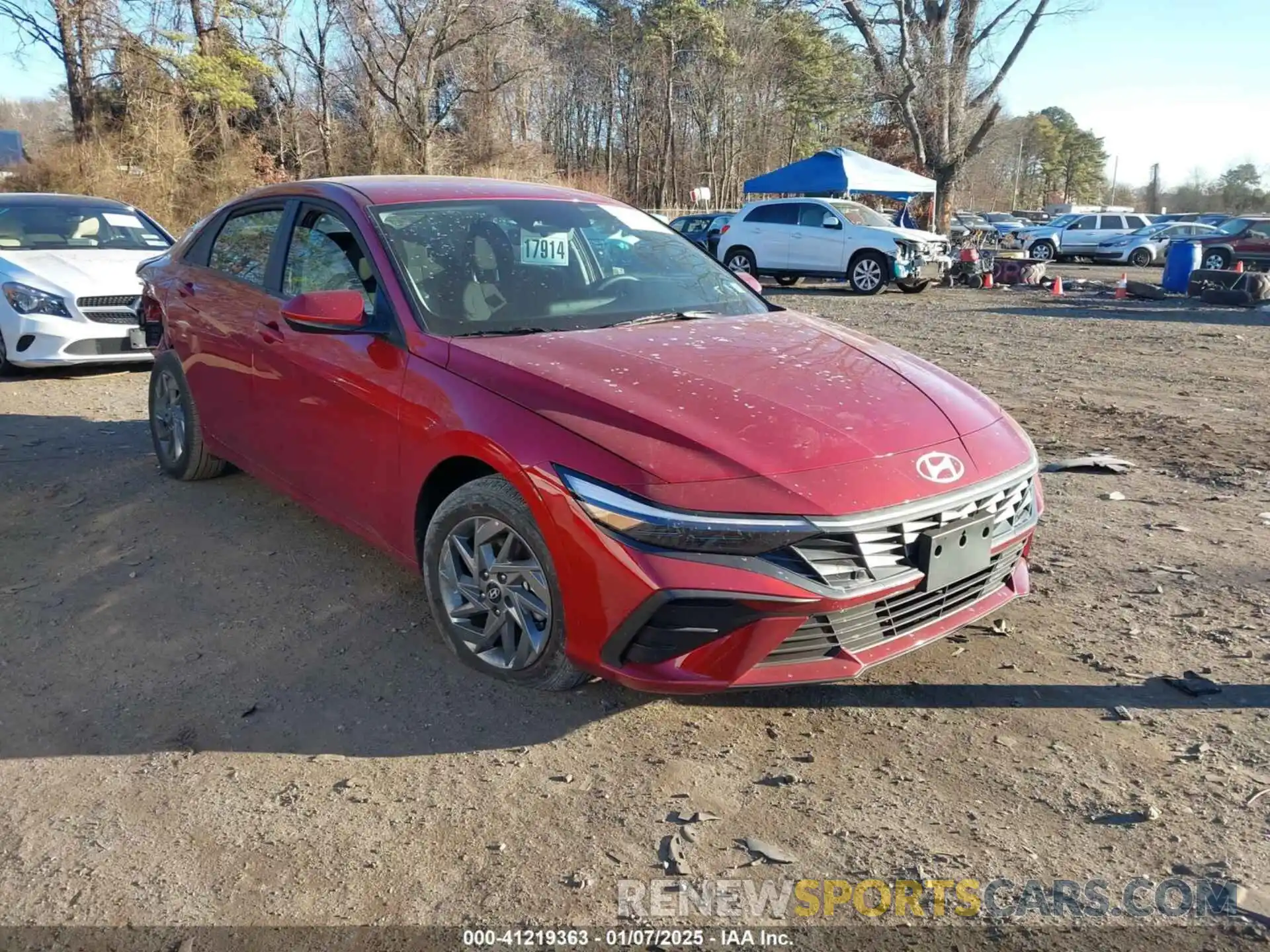 1 Photograph of a damaged car KMHLM4DG5RU844116 HYUNDAI ELANTRA 2024