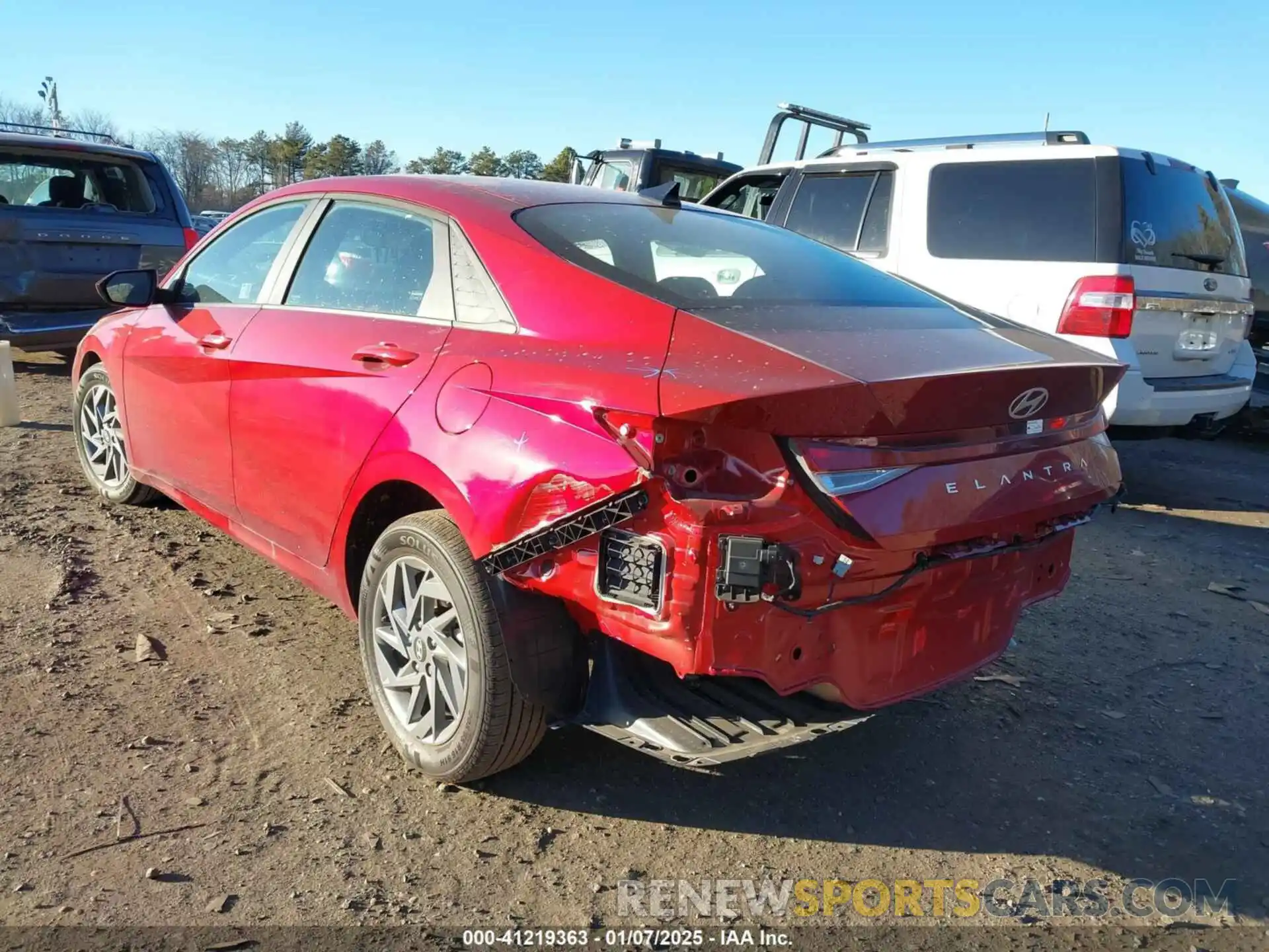 3 Photograph of a damaged car KMHLM4DG5RU844116 HYUNDAI ELANTRA 2024