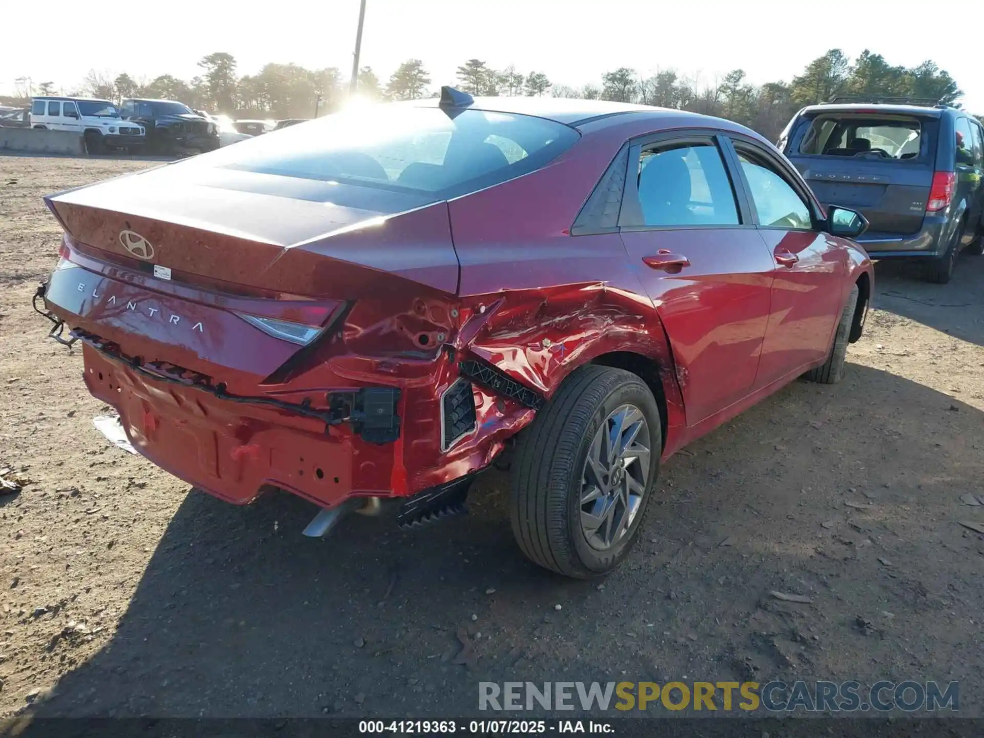 6 Photograph of a damaged car KMHLM4DG5RU844116 HYUNDAI ELANTRA 2024