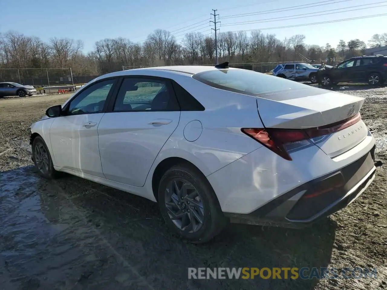 2 Photograph of a damaged car KMHLM4DG5RU845671 HYUNDAI ELANTRA 2024
