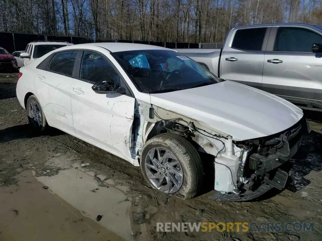 4 Photograph of a damaged car KMHLM4DG5RU845671 HYUNDAI ELANTRA 2024