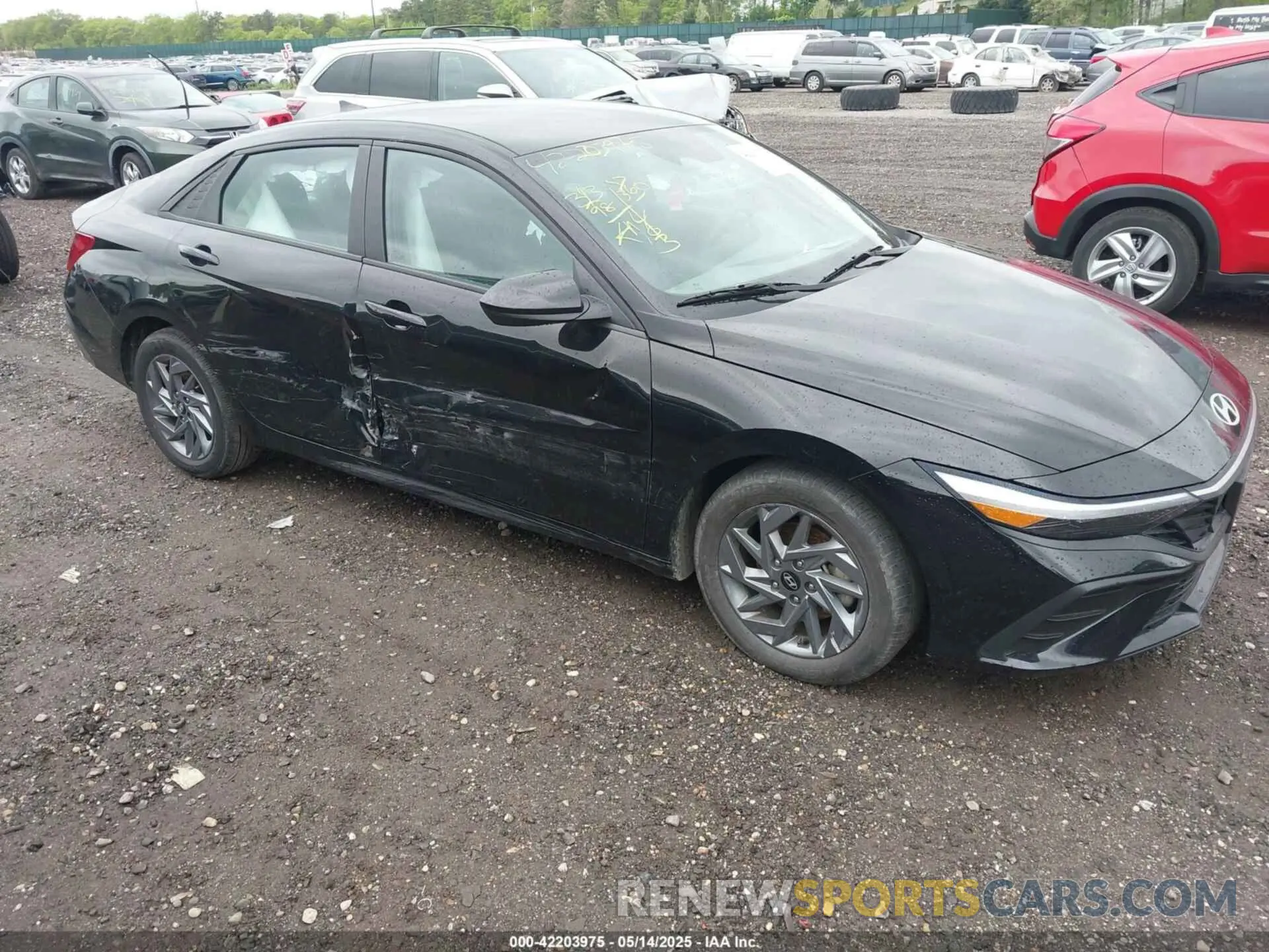 1 Photograph of a damaged car KMHLM4DG6RU653322 HYUNDAI ELANTRA 2024