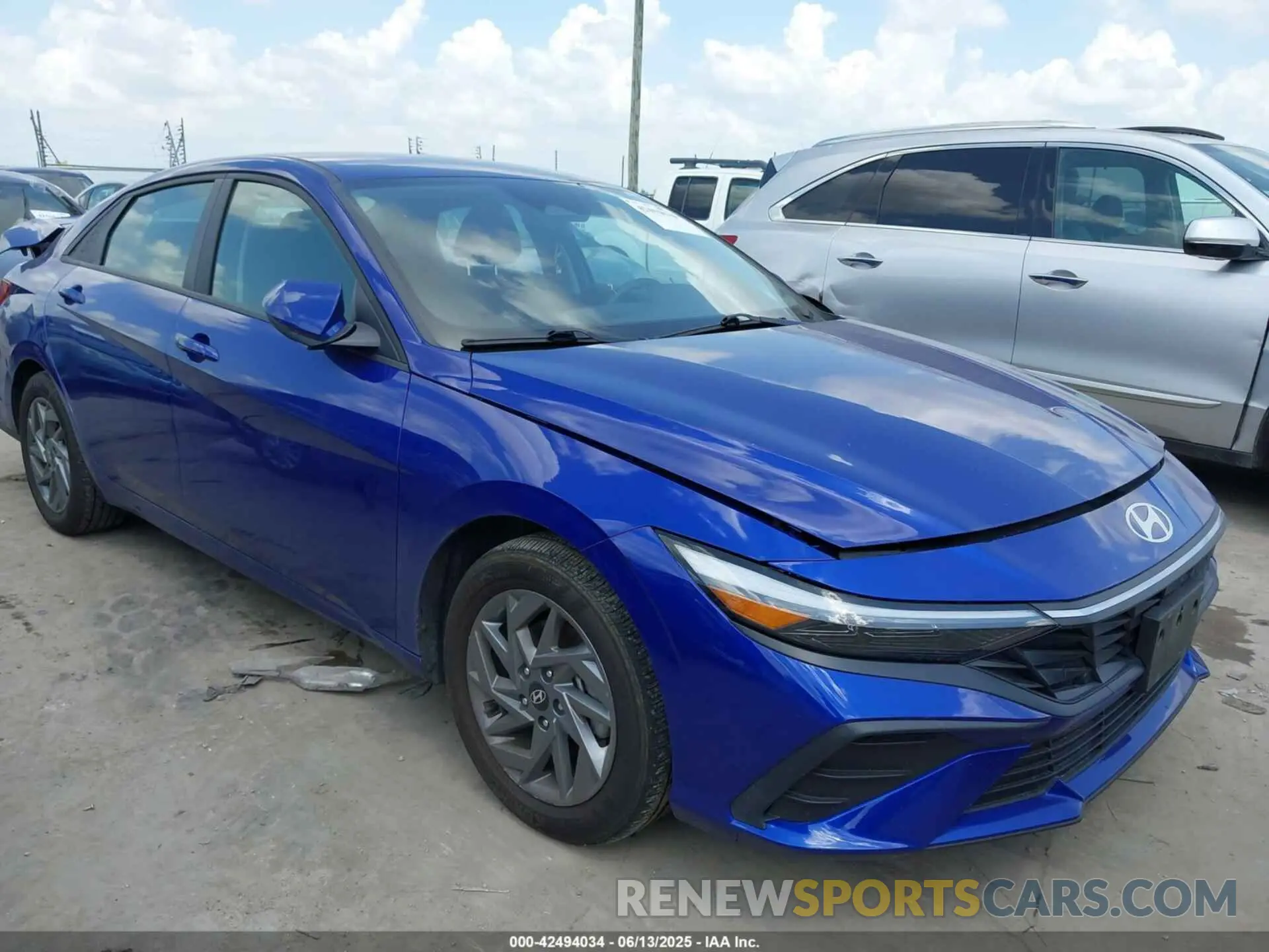 1 Photograph of a damaged car KMHLM4DG6RU694663 HYUNDAI ELANTRA 2024
