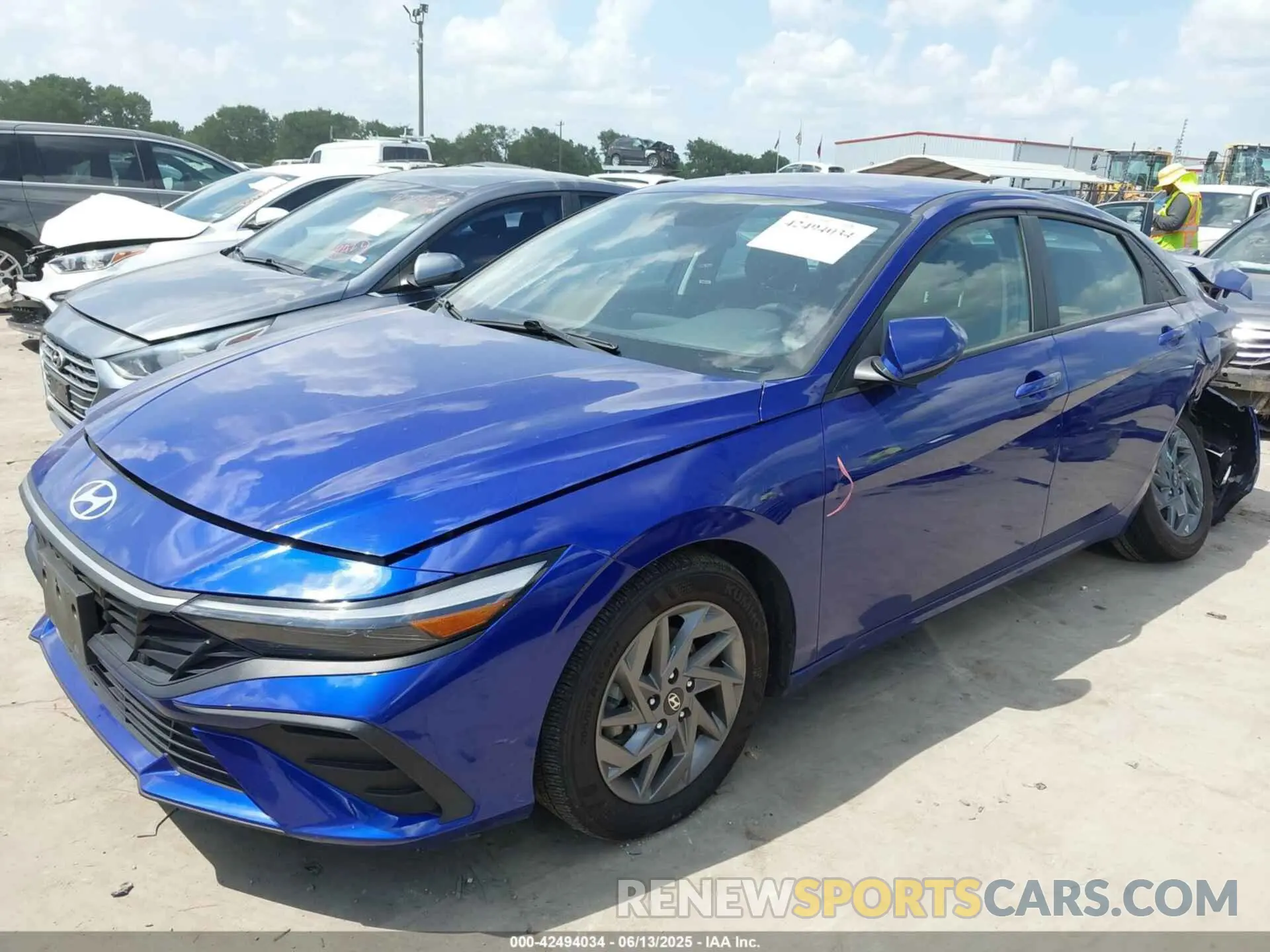 2 Photograph of a damaged car KMHLM4DG6RU694663 HYUNDAI ELANTRA 2024