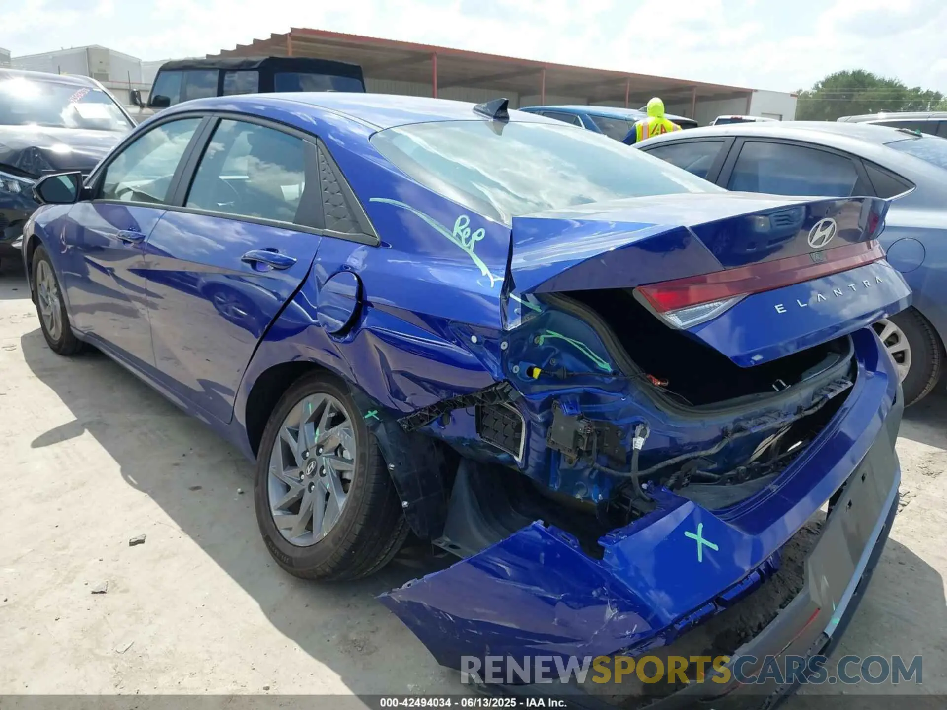 3 Photograph of a damaged car KMHLM4DG6RU694663 HYUNDAI ELANTRA 2024