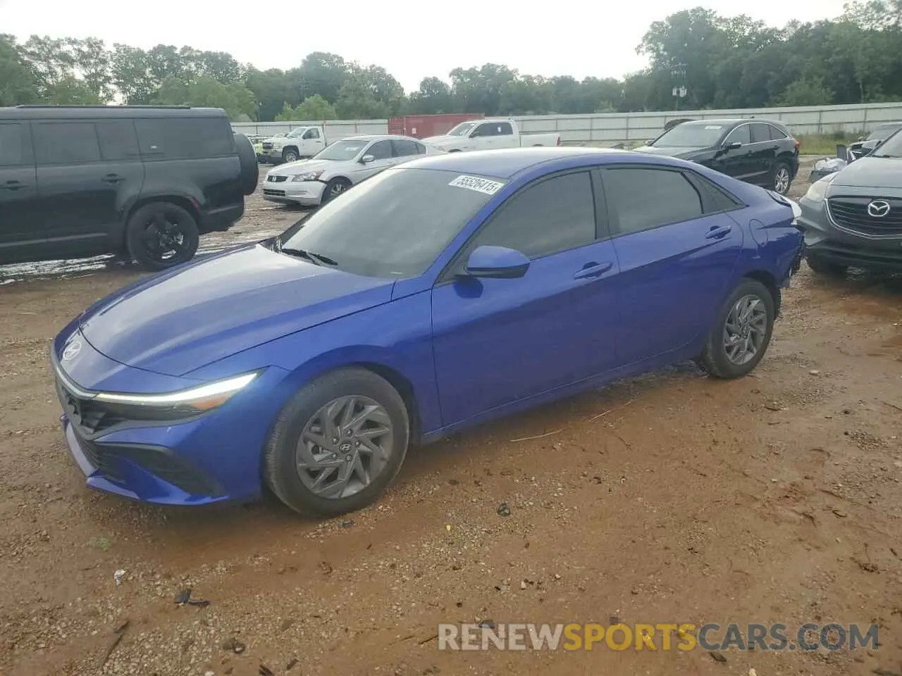 1 Photograph of a damaged car KMHLM4DG6RU700378 HYUNDAI ELANTRA 2024
