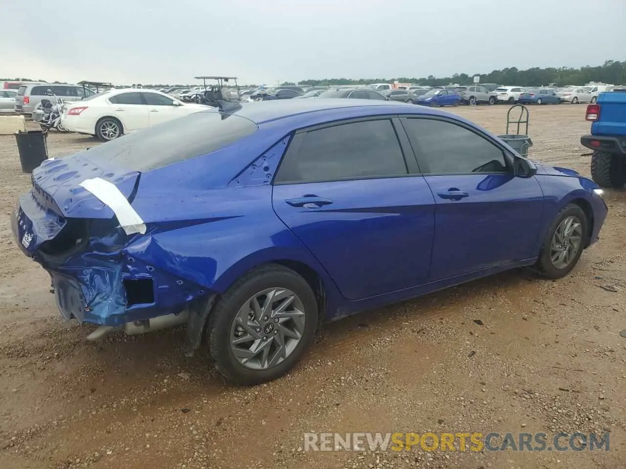 3 Photograph of a damaged car KMHLM4DG6RU700378 HYUNDAI ELANTRA 2024